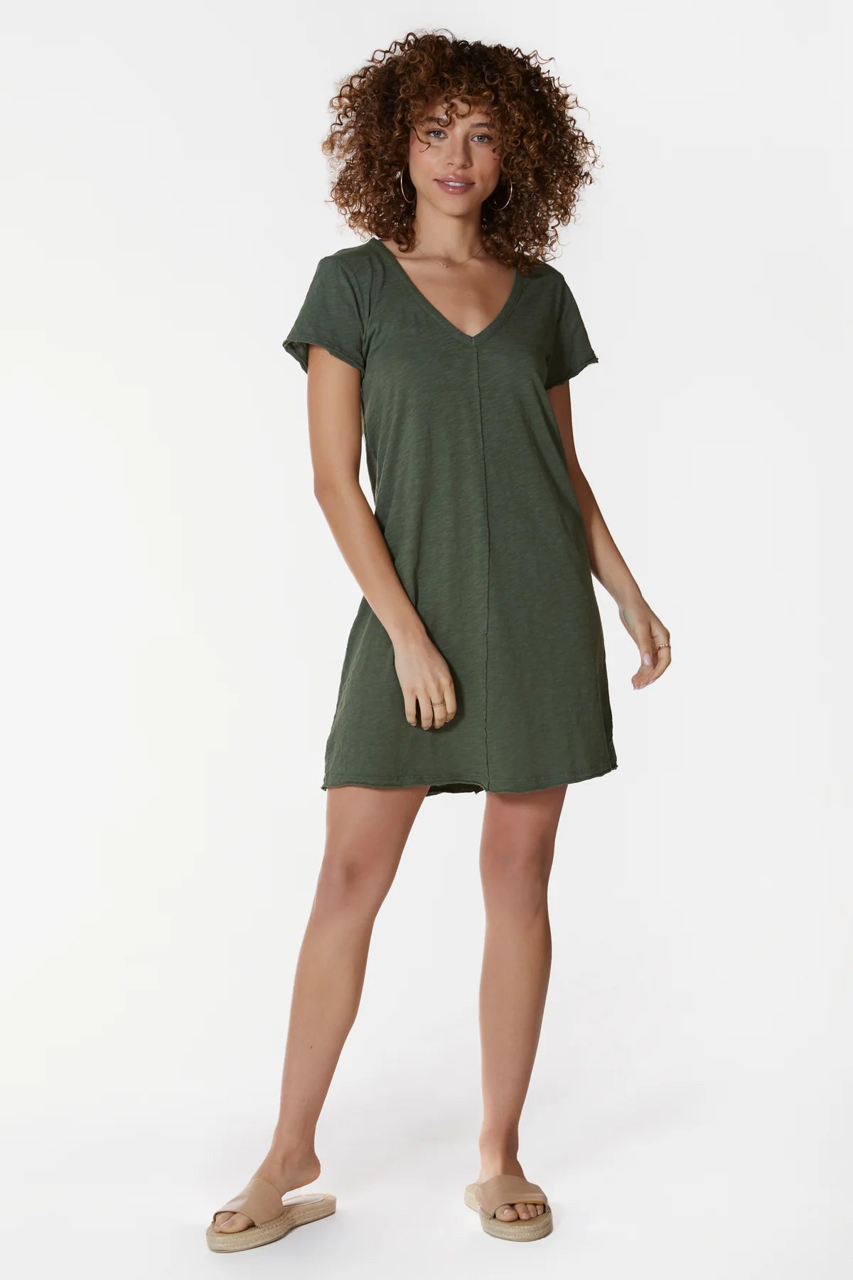 Elegant Center Seam Shirt Dress for Women - Floral Garden Print Summer Dress - Perfect for Casual Outings, Brunch Dates & Office Wear