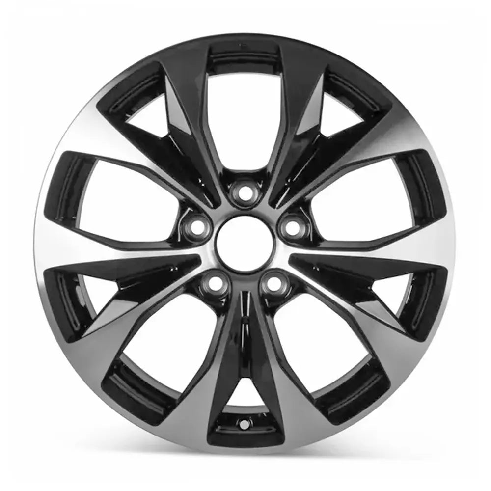 17 Inch Honda Civic Wheel Replacement - Machined Black Replica Rim 64025 42700TR4A81 | Perfect for Car Upgrades, Custom Builds & Performance Enhancement