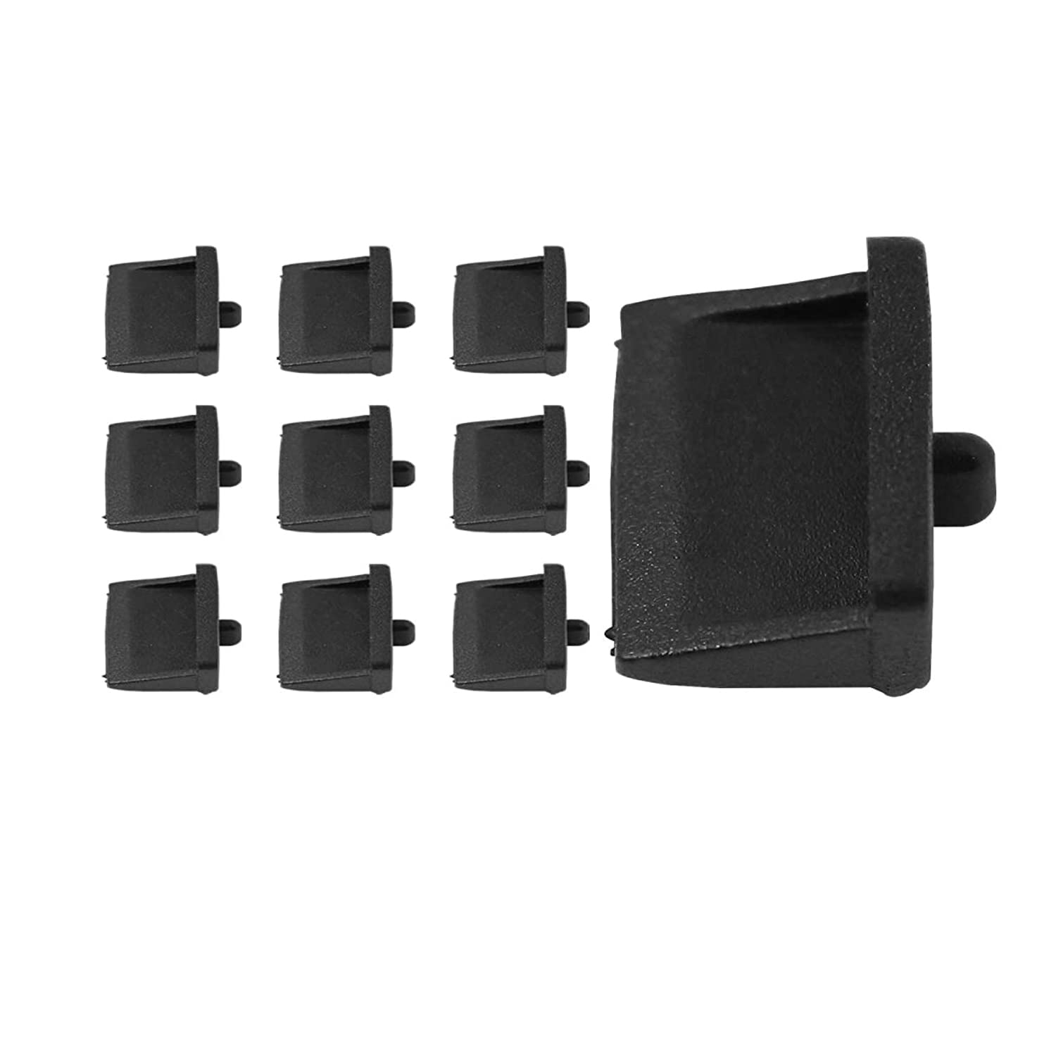 10pcs Black Silicone USB-A3 Port Dust Covers - Anti-Dust Protector Plugs for Computer, Printer & Digital Devices - Perfect for Home, Office & Electronics Protection