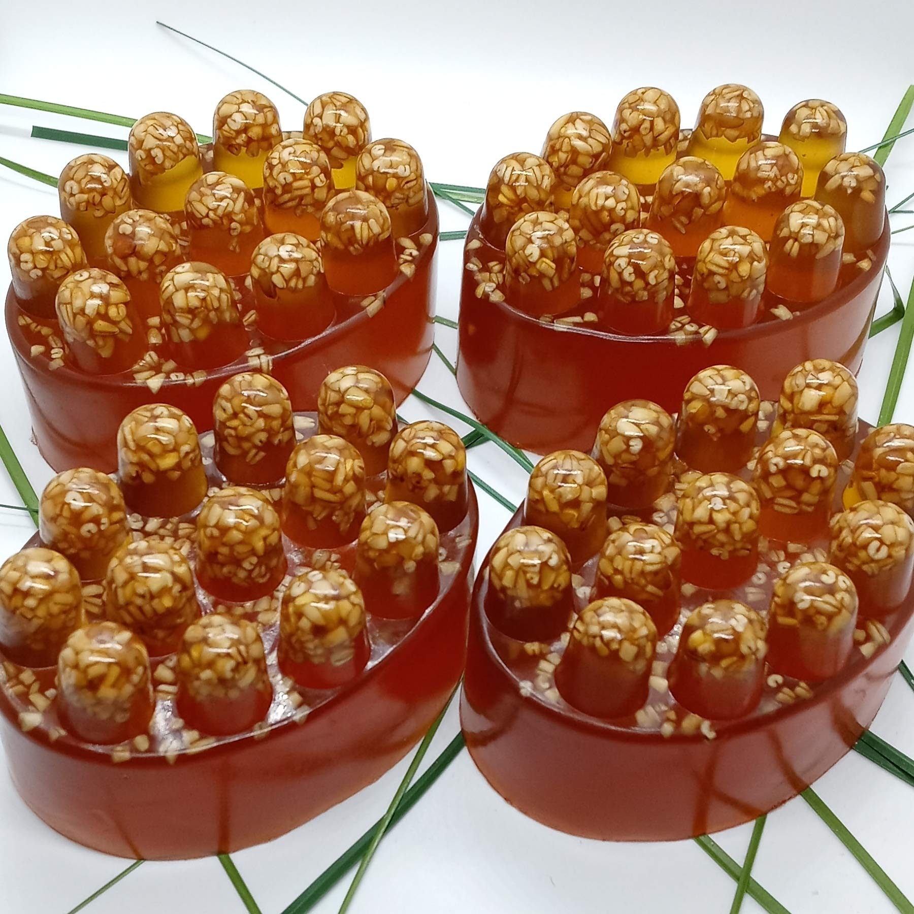 Natural Honey Scrub Soap - Exfoliating & Moisturizing Body Wash for Soft Skin | Perfect for Dry Skin Care & Spa Day at Home