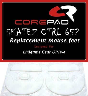 Corepad Skatez CTRL Mouse Feet for Endgame Gear OP1, OP1 8K, OP1 RGB, OP1we - Ultra Smooth Gliding for Gaming & Precision Work