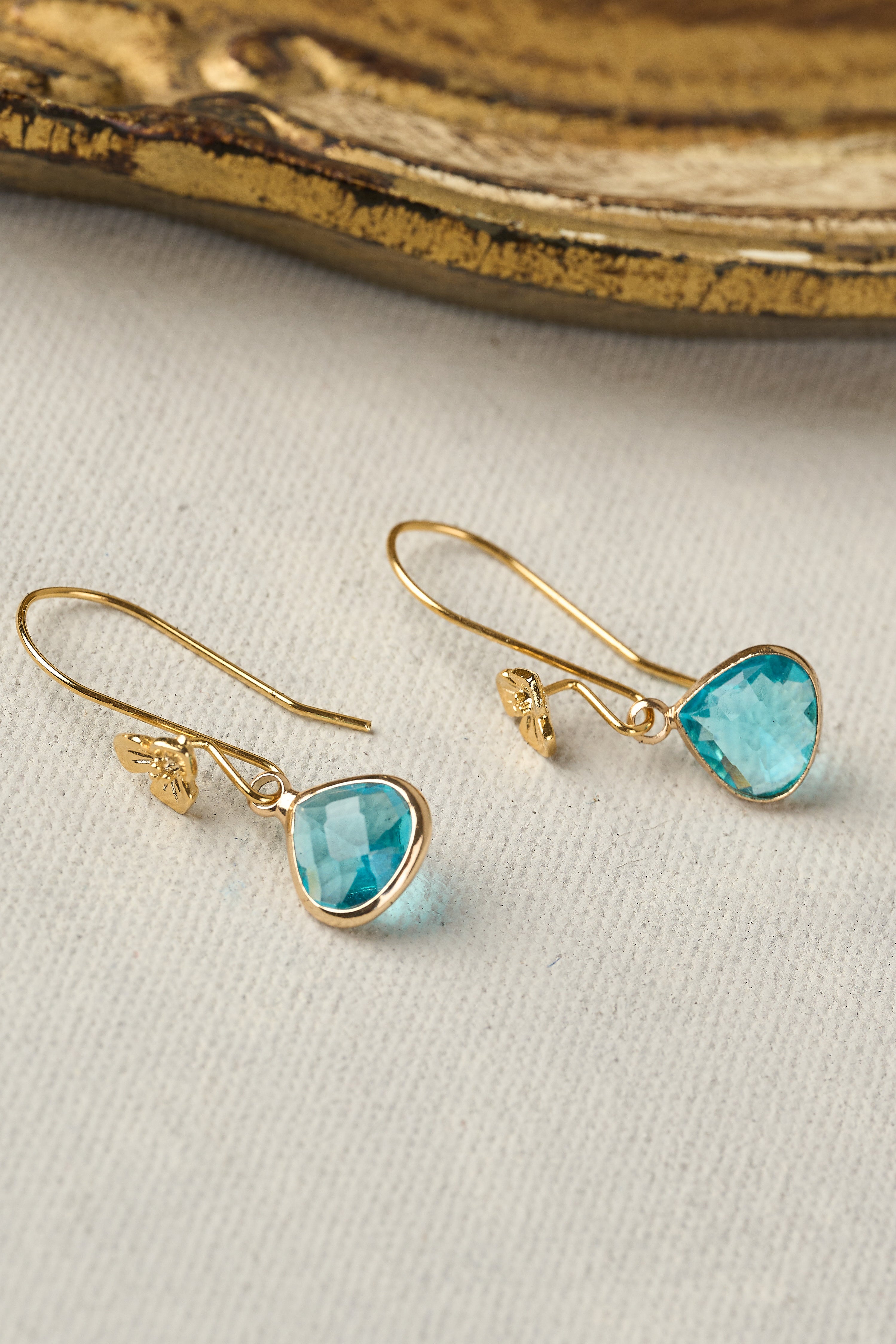 Bloom Drop Earrings - Elegant Floral Dangle Earrings for Women, Sterling Silver or Gold Plated, Perfect for Weddings, Parties & Everyday Wear