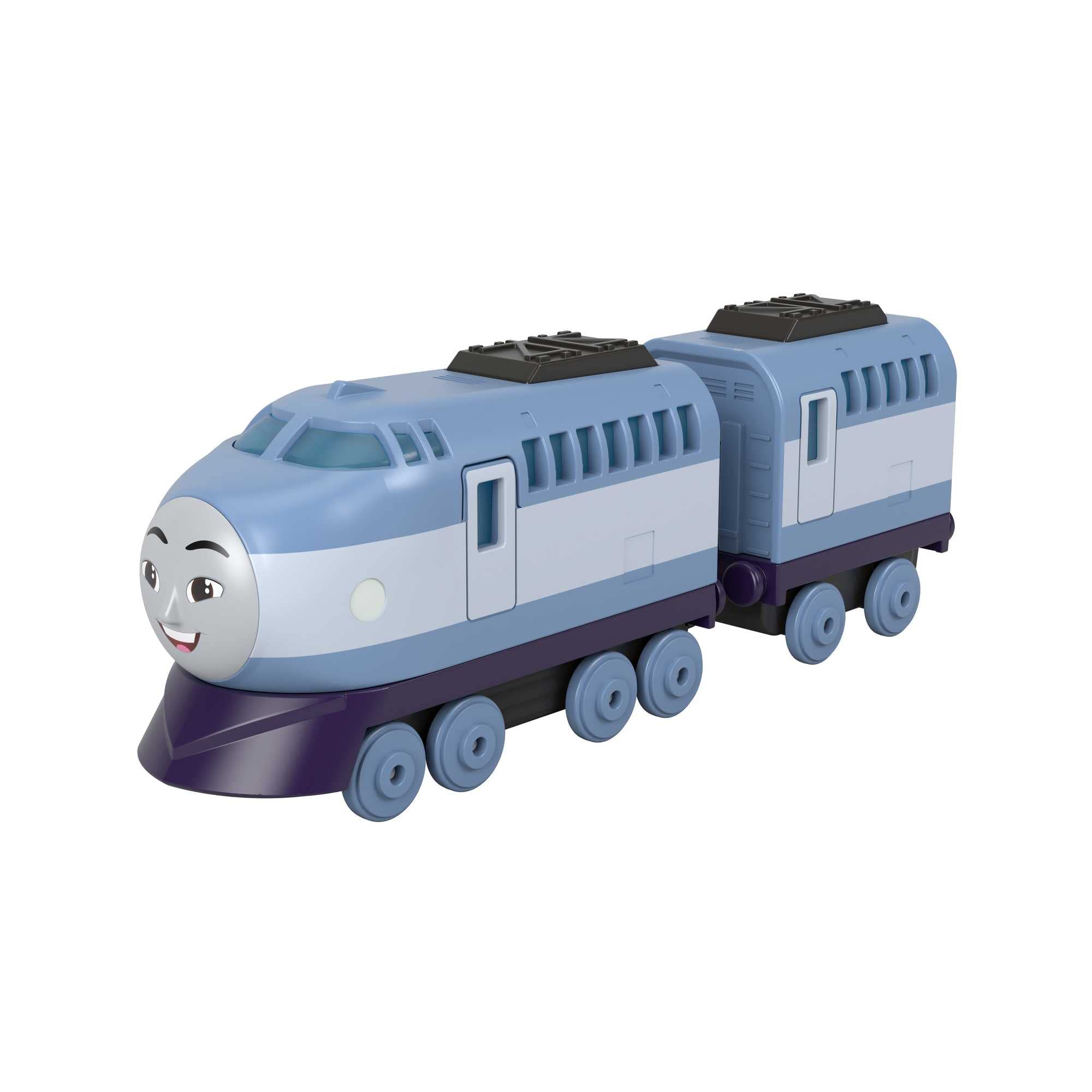 Thomas & Friends Fisher-Price Kenji Die-Cast Push-Along Toy Train Engine for Kids Ages 3+ | Preschool Learning & Imaginative Play Toy