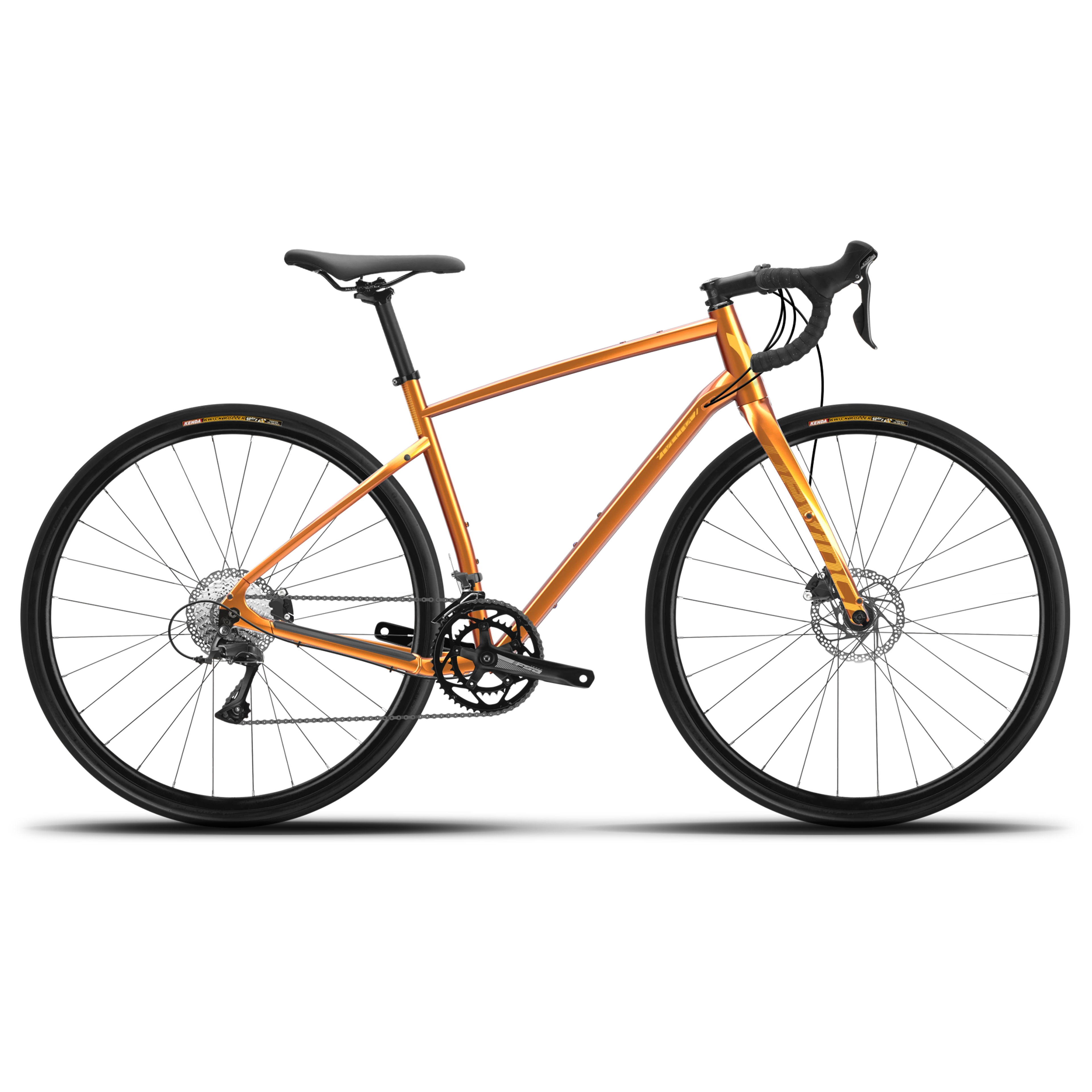 2024 Devinci Hatchet Aluminum Road Bike - 16-Speed Claris Groupset, Lightweight & Durable for Commuting, Fitness & Adventure Riding
