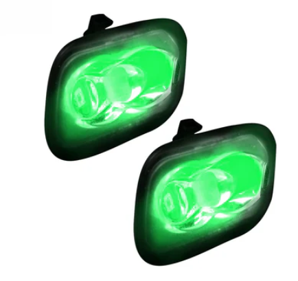 Ford Bronco 2021-2025 Ultra Bright LED Mirror & Puddle Light Kit - Green | Off-Road Lighting Upgrade for Night Driving & Adventure