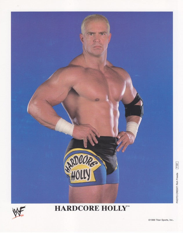 1999 Hardcore Holly P561 Color Wrestling Action Figure - Collectible Toy for WWE Fans, Display & Play