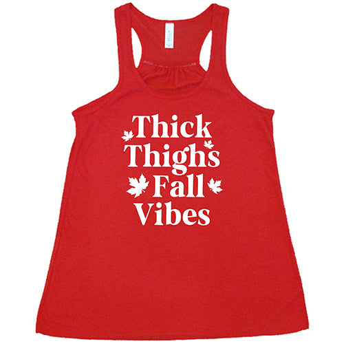Thick Thighs Fall Vibes Shirt - Trendy Autumn Graphic Tee for Women | Cozy Seasonal Outfit for Pumpkin Patch, Thanksgiving & Fall Activities