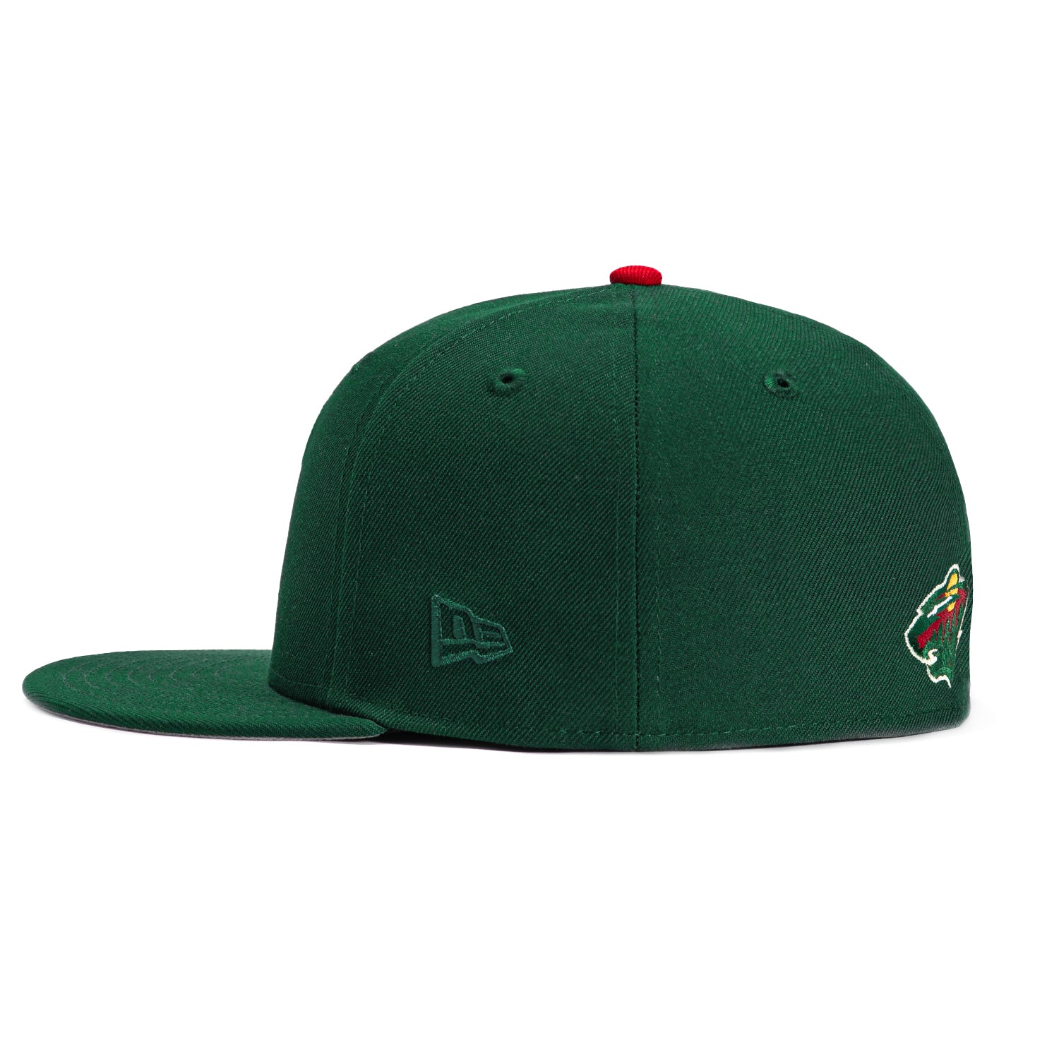 New Era 59Fifty Minnesota Wild Nordy Mascot Snapback Hat - Green | Official NHL Licensed Cap for Hockey Fans & Sports Enthusiasts | Perfect for Games, Tailgating & Casual Wear