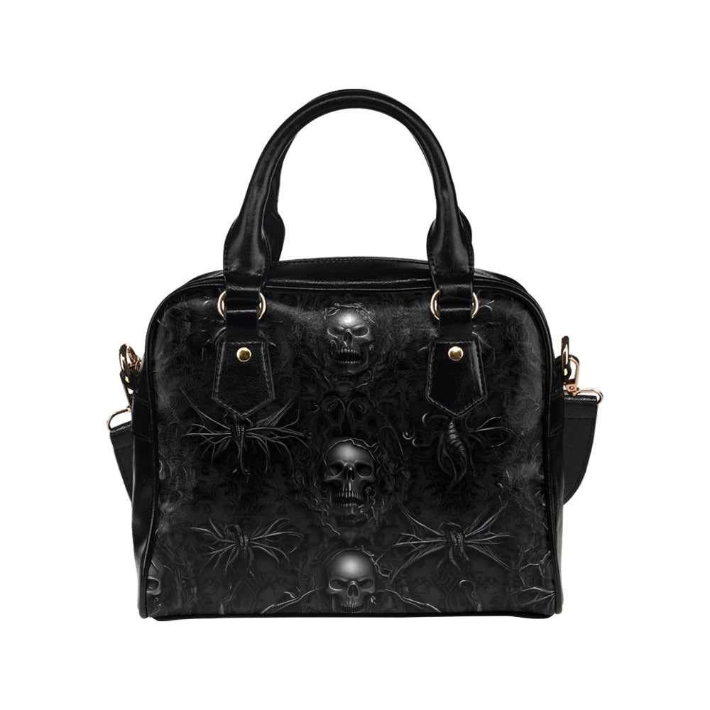 Gothic Skull Shoulder Bag for Women - Stylish Crossbody Purse with Adjustable Strap - Perfect for Halloween, Parties, and Everyday Use