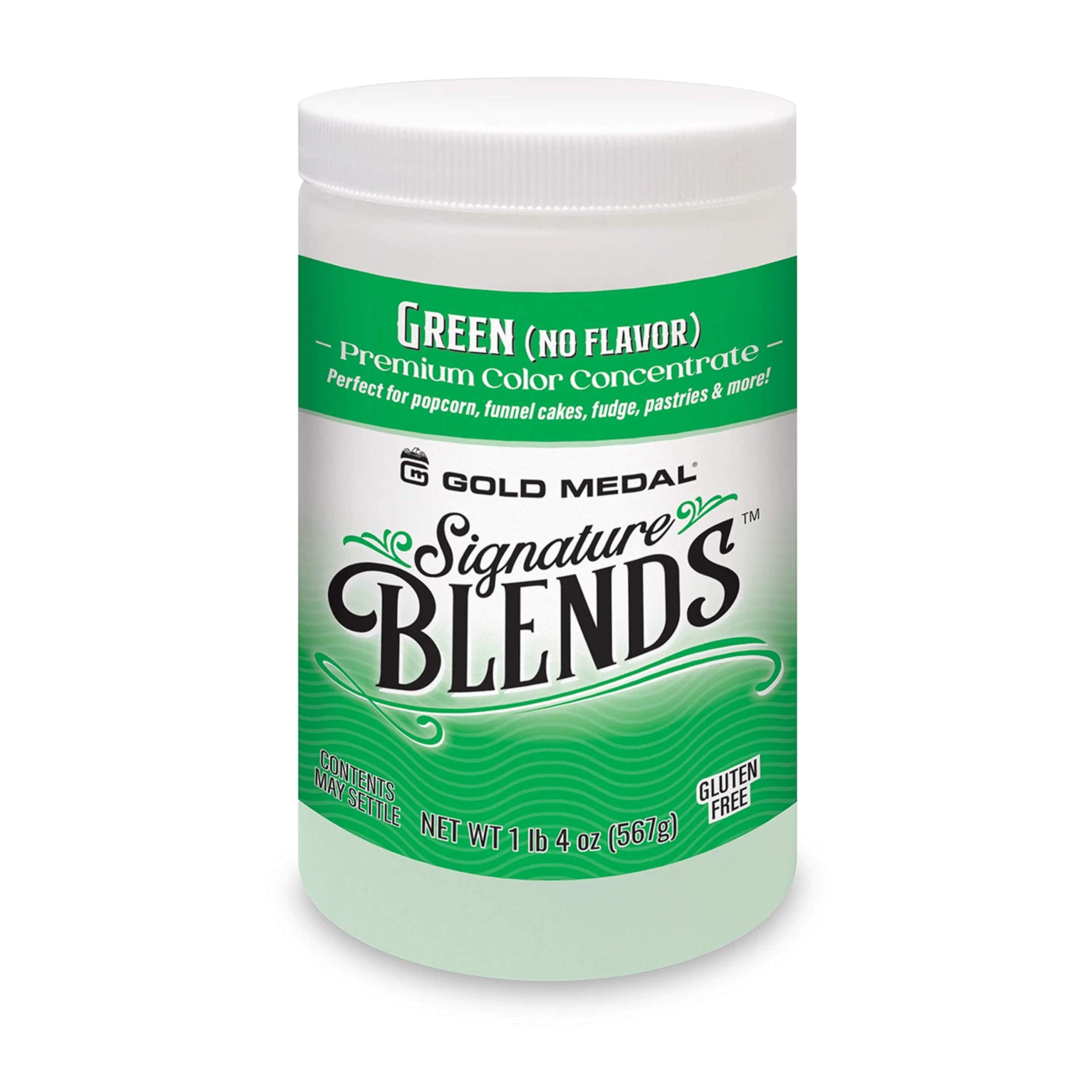 Signature Blends™ Popcorn Candy Glaze - Green Color Only (No Flavor) - Perfect for Candy Apples, Caramel Corn & DIY Dessert Decorating