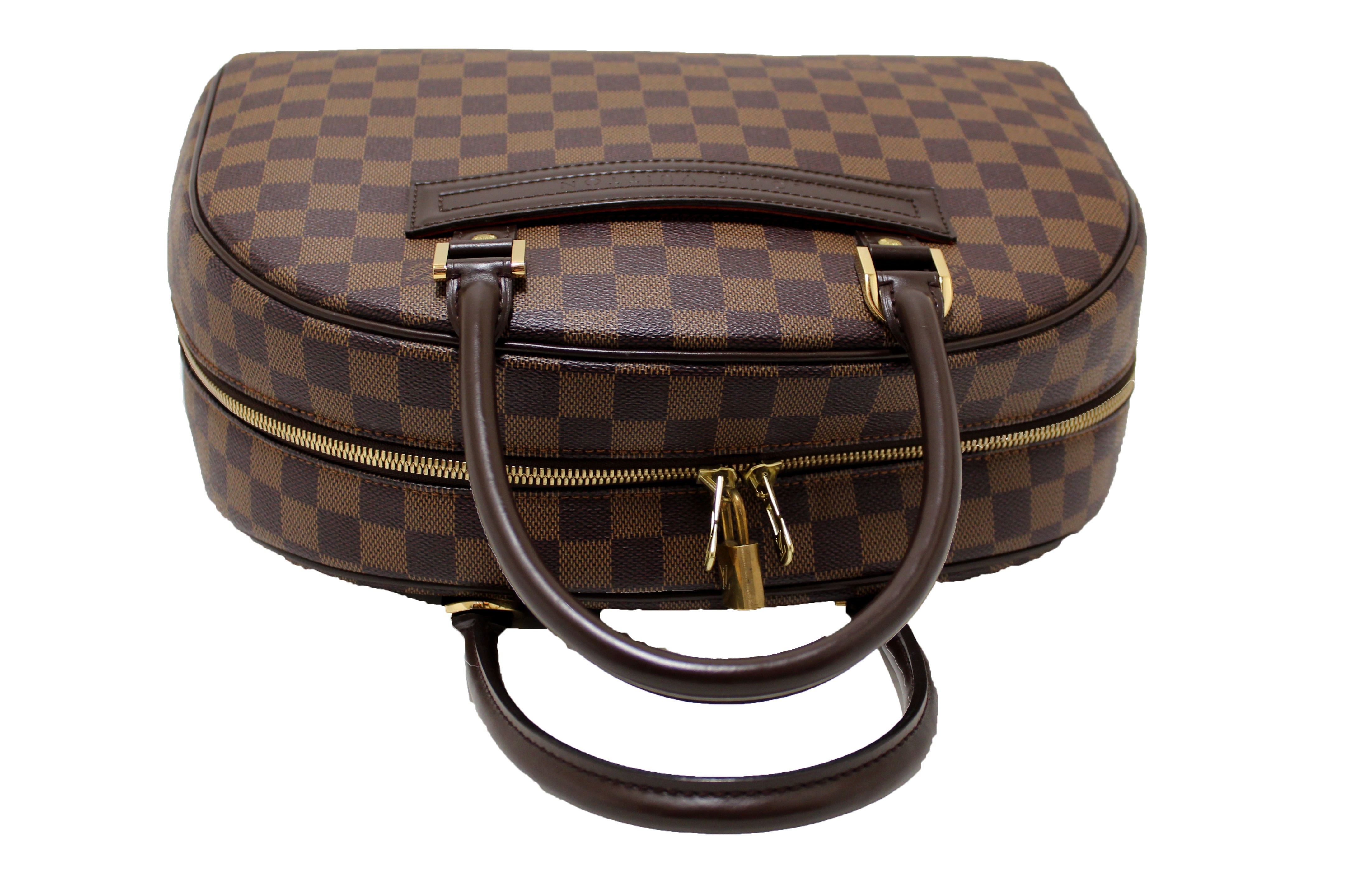 Authentic Louis Vuitton Damier Ebene Nolita Crossbody Bag - Luxury Designer Handbag for Women, Perfect for Work, Travel & Evening Events