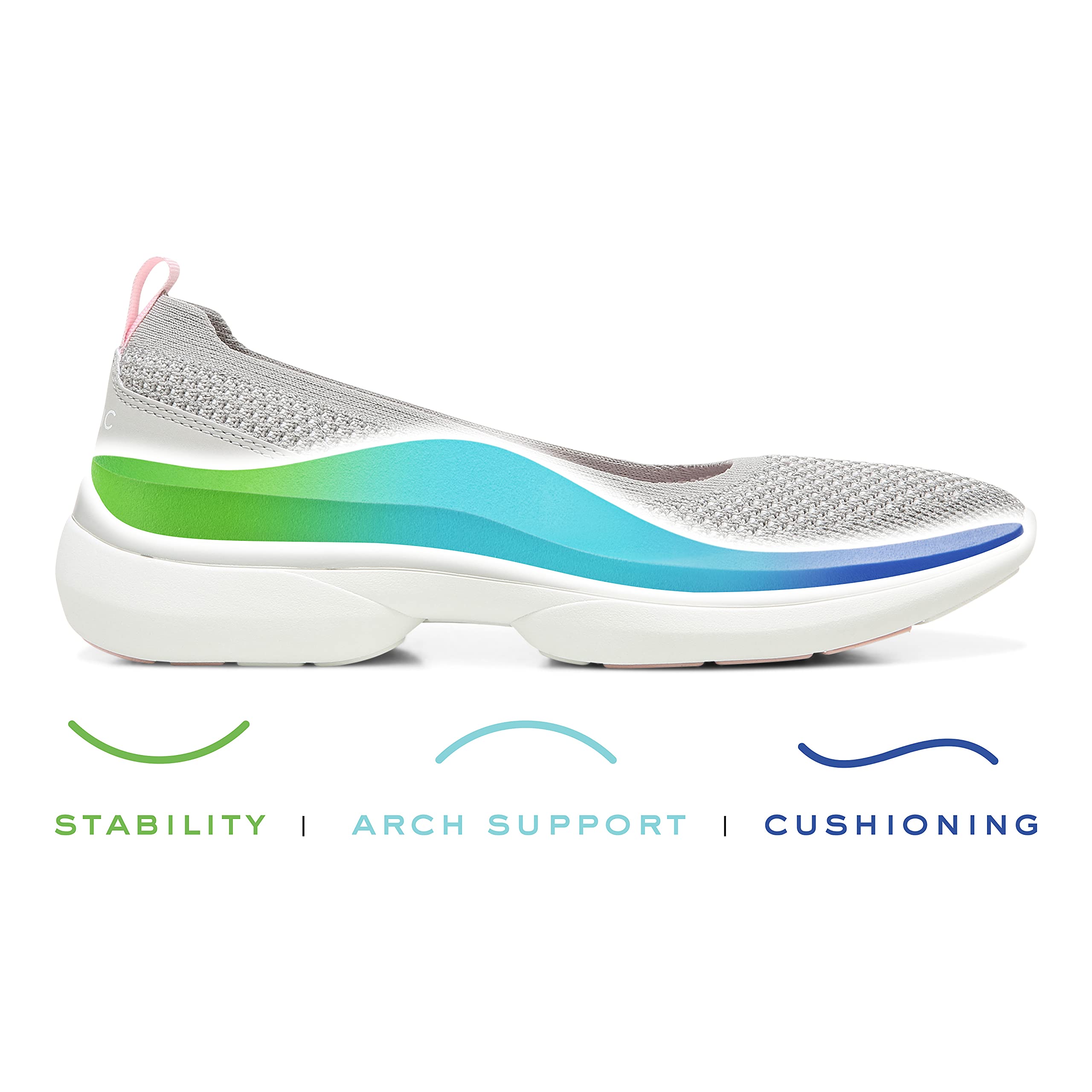 Vionic Women's Kallie Orthotic Sandals - Arch Support & Comfort for Plantar Fasciitis Relief - Perfect for Walking, Travel & Summer Outfits