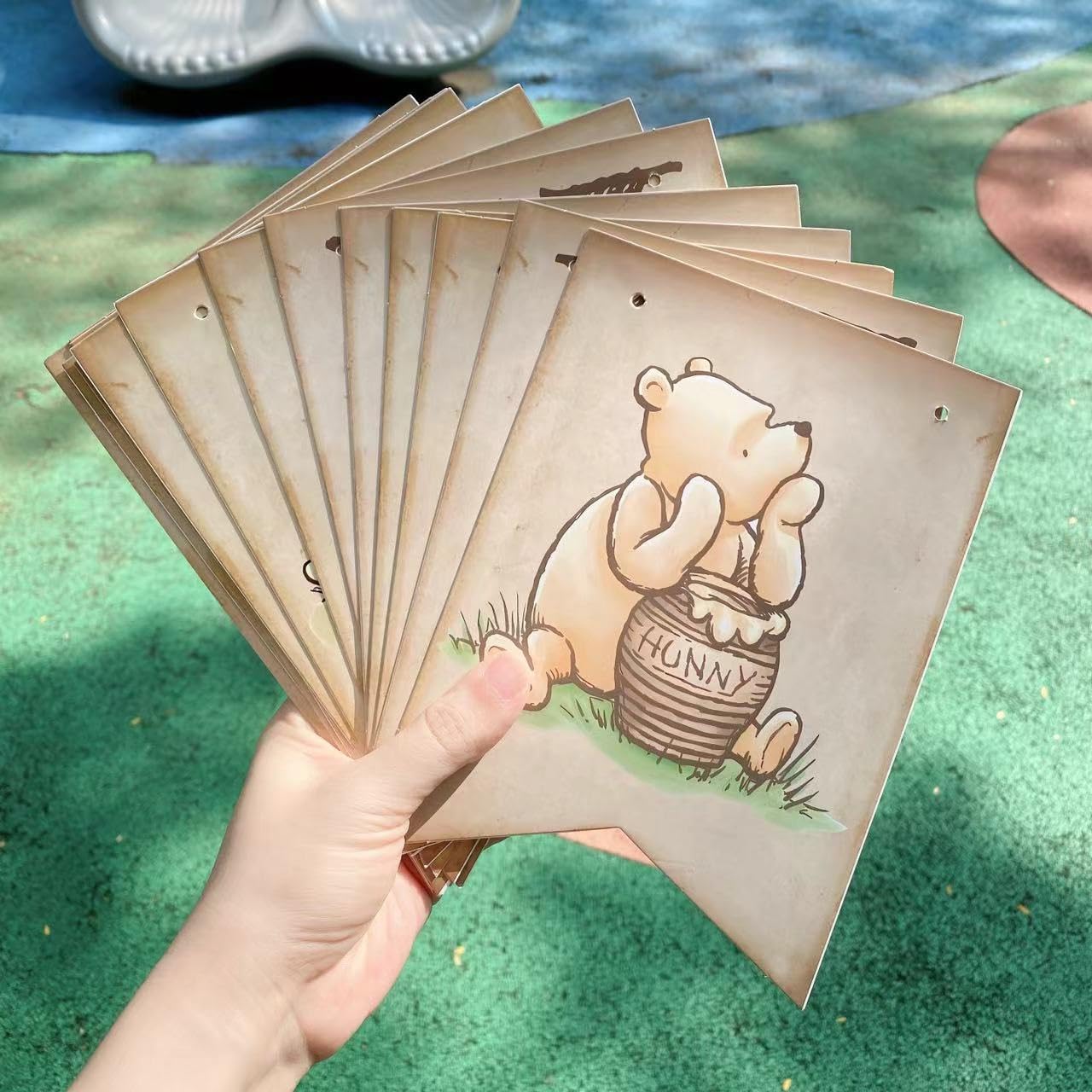 Happy Birthday Winnie the Pooh Banner - Classic Bear Baby Shower & Birthday Party Decorations - Adorable Pooh Themed Party Supplies for Birthdays, Showers & Celebrations - Perfect for Nursery, Kids Room & Party Backdrops