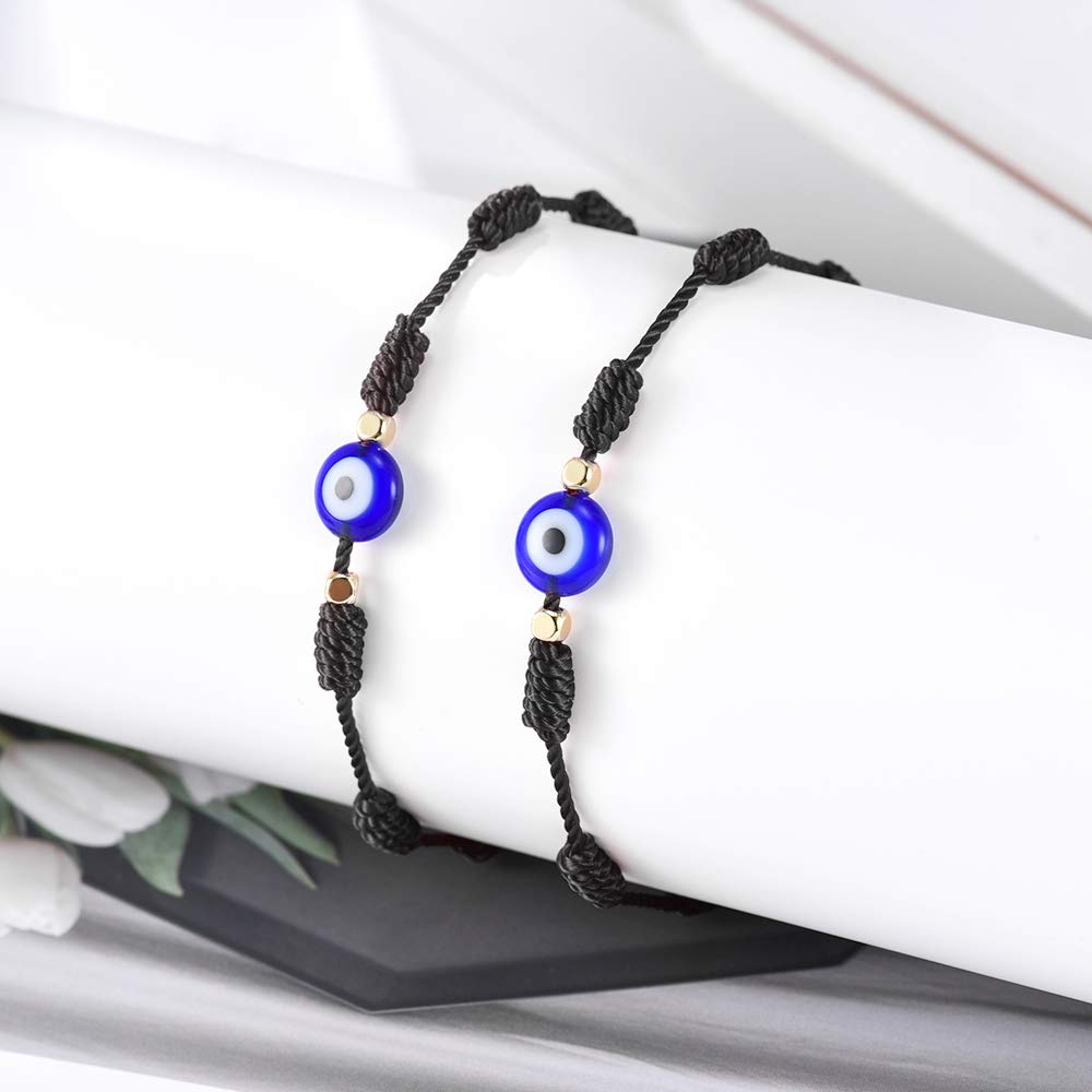 Evil Eye Protection Bracelet - Adjustable 7 Knot Lucky Red String Amulet for Women & Men | Tarsus Ver.3 | Spiritual Jewelry for Good Luck, Positive Energy & Warding Off Negativity | Perfect for Daily Wear, Gifts & Meditation