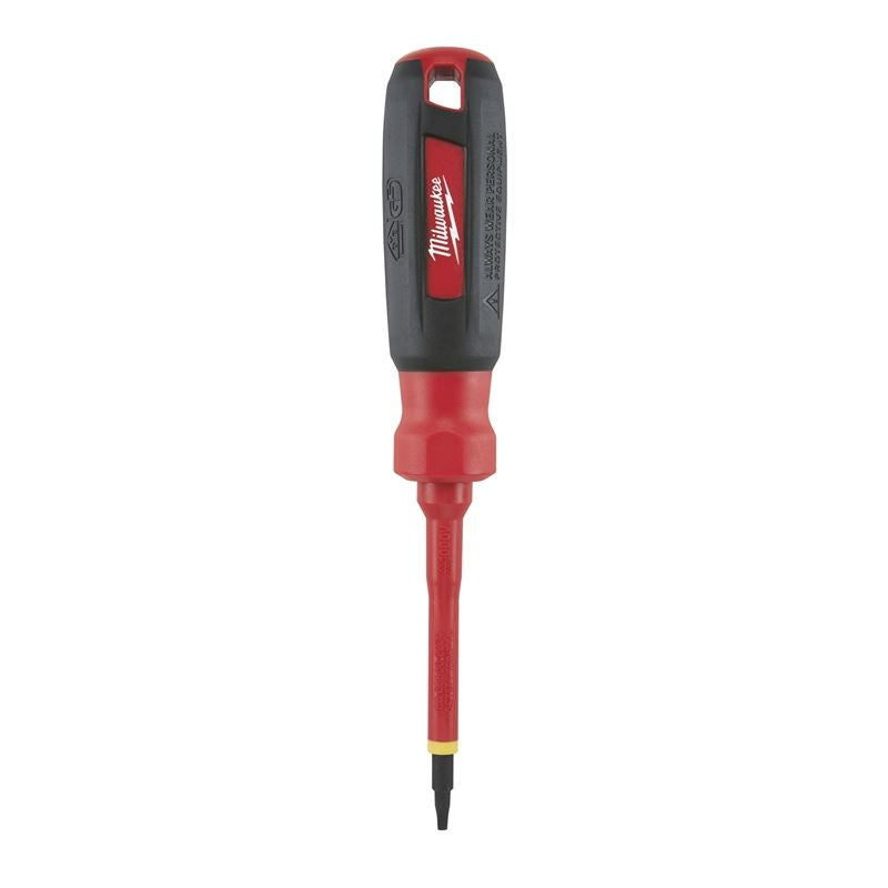 Premium 3-Inch Insulated Screwdriver - 1000V Voltage Rated, Square #1 Tip - Ideal for Electrical Work, DIY Projects & Home Repairs