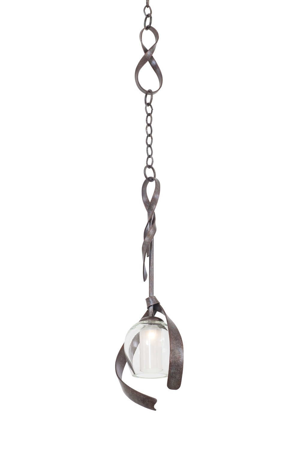 Kalco 7546OC Contemporary Modern LED Mini Pendant Light - Solana Collection in Oxidized Copper Finish | Perfect for Kitchen Island, Dining Room, and Entryway Lighting
