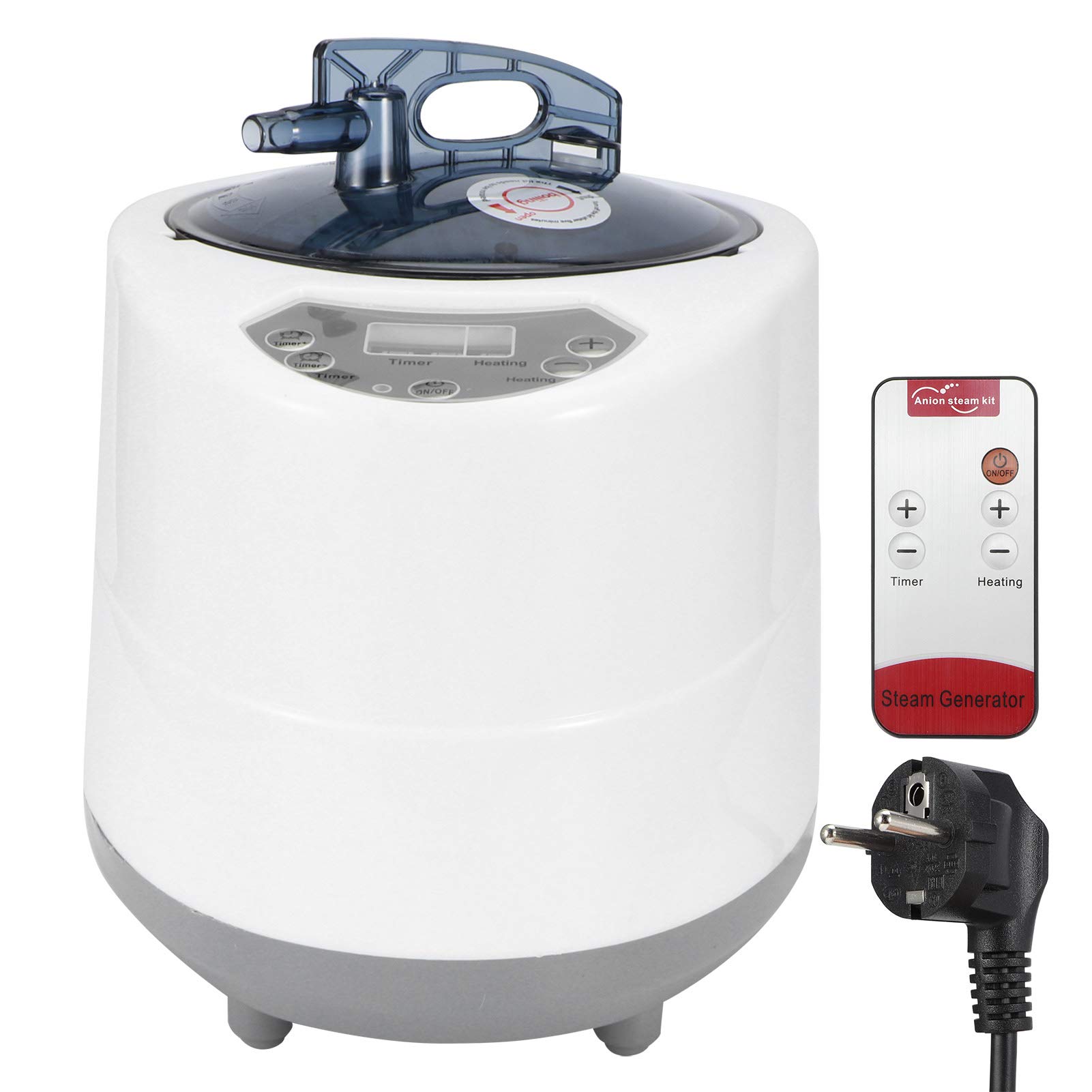 2.8L 1500W Portable Sauna Steam Generator for Home Spa & Body Therapy - Digital Control Panel, Anti-Corrosion Design | Perfect for Relaxation, Detox & Shower Steam Sessions