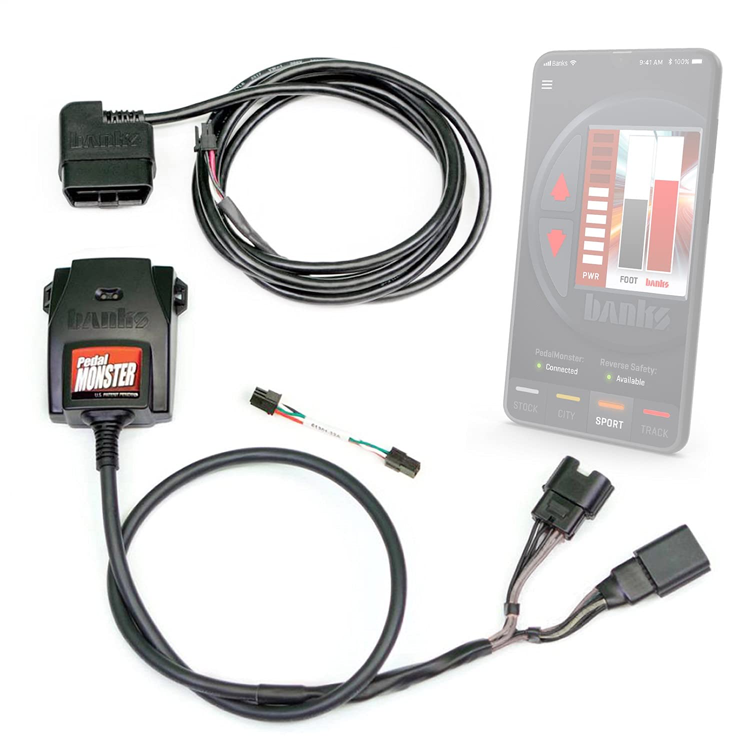 Banks Power Pedal Monster Kit for 2006-2007 Chevy/GMC 2500 - Stand-Alone Throttle Response Controller with Molex MX64-6 Way Connector (Part# 64315) - Improve Acceleration & Towing Performance for Trucks & Off-Road Vehicles
