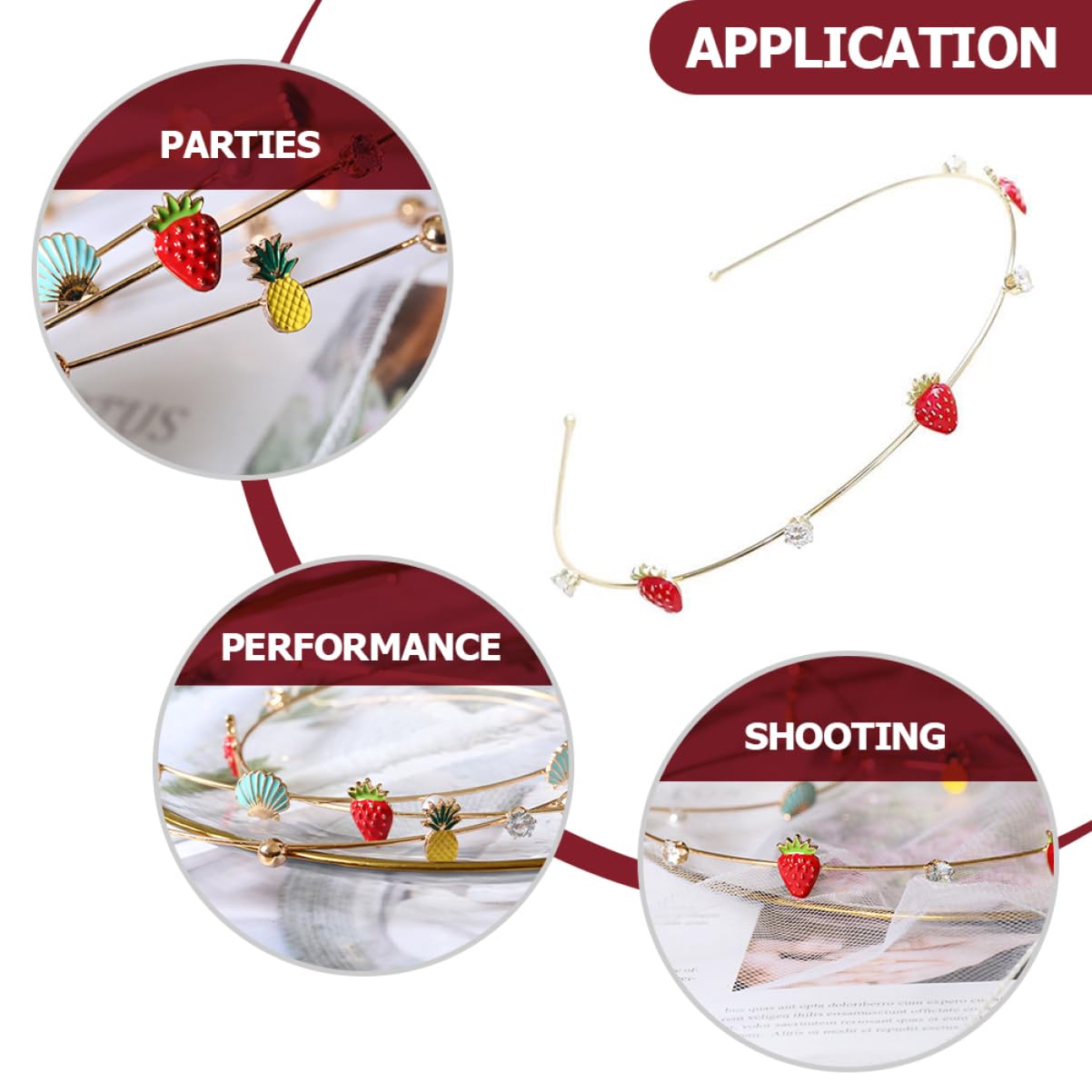 FRCOLOR 4-Piece Bridesmaid Hair Accessories Set - Shiny Rhinestone Metal Headbands for Women & Girls - Perfect for Weddings, Parties, and Special Occasions