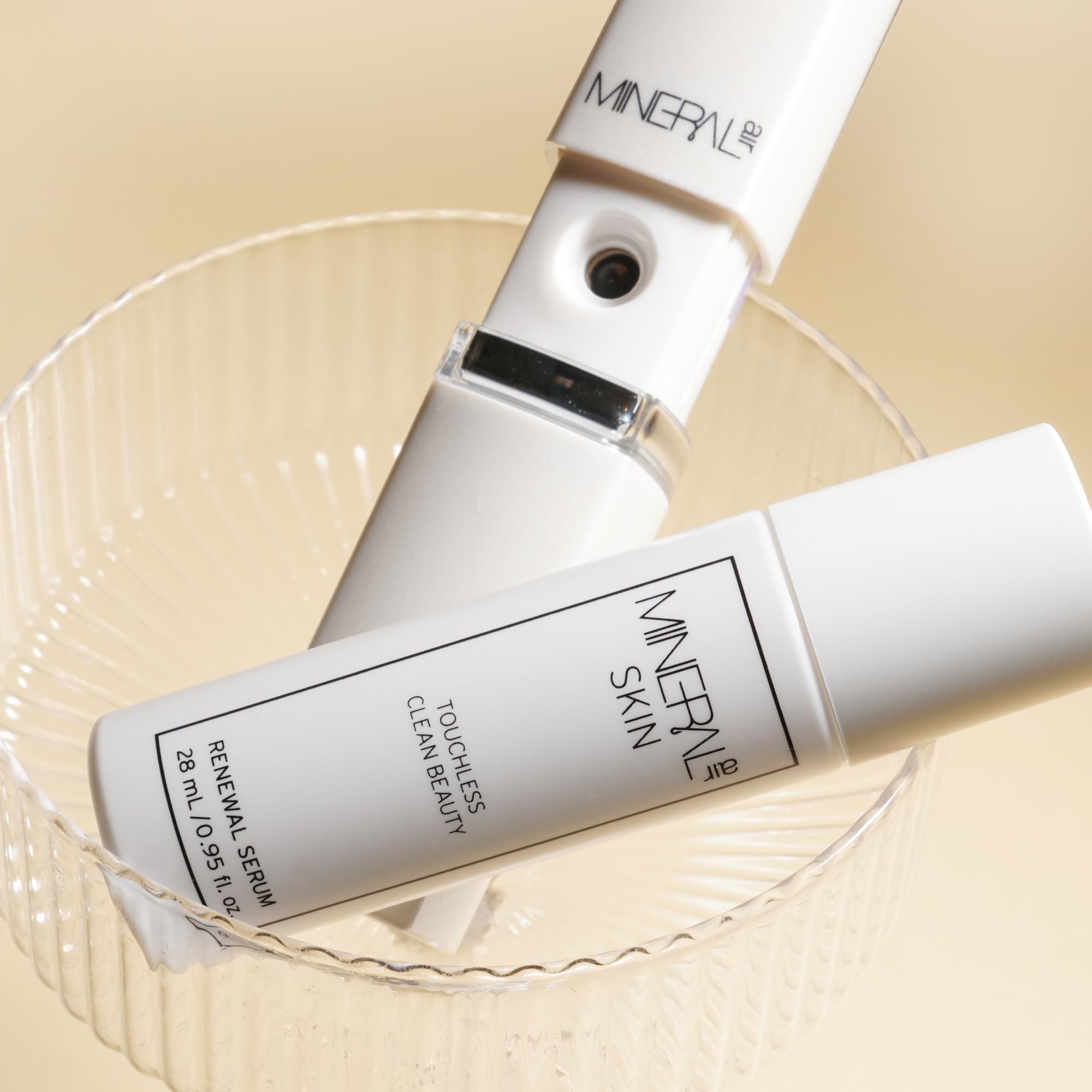 Mineral Air Renewal Serum System - Anti-Aging Face Serum with Natural Ingredients for Glowing Skin | Perfect for Daily Skincare Routine & Nighttime Hydration