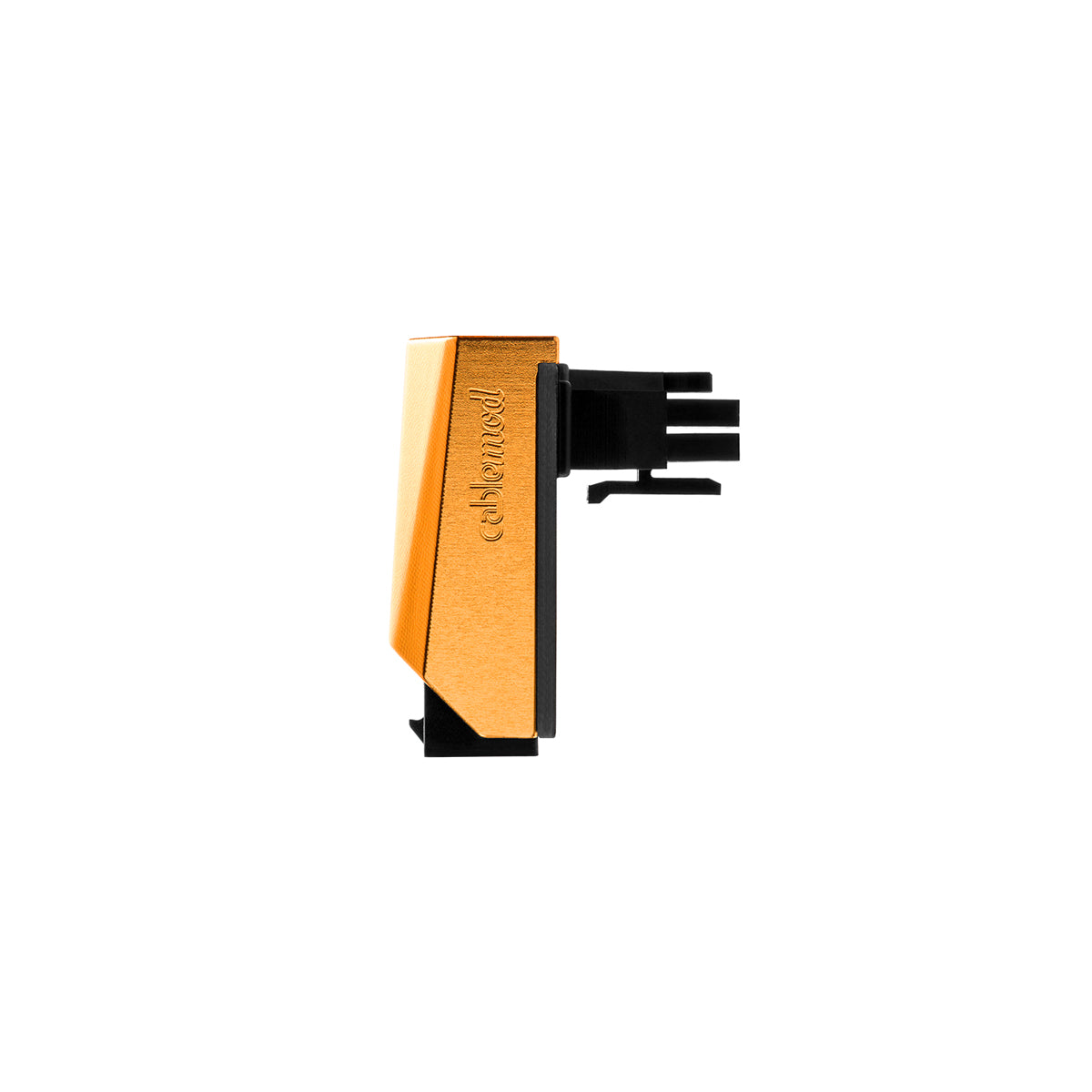 CableMod 12VHPWR 90 Degree Angled Adapter - Variant B (Orange) | Right Angle PCIe Power Connector for NVIDIA RTX 4090/4080 GPUs | Perfect for SFF PC Builds & Improved Cable Management