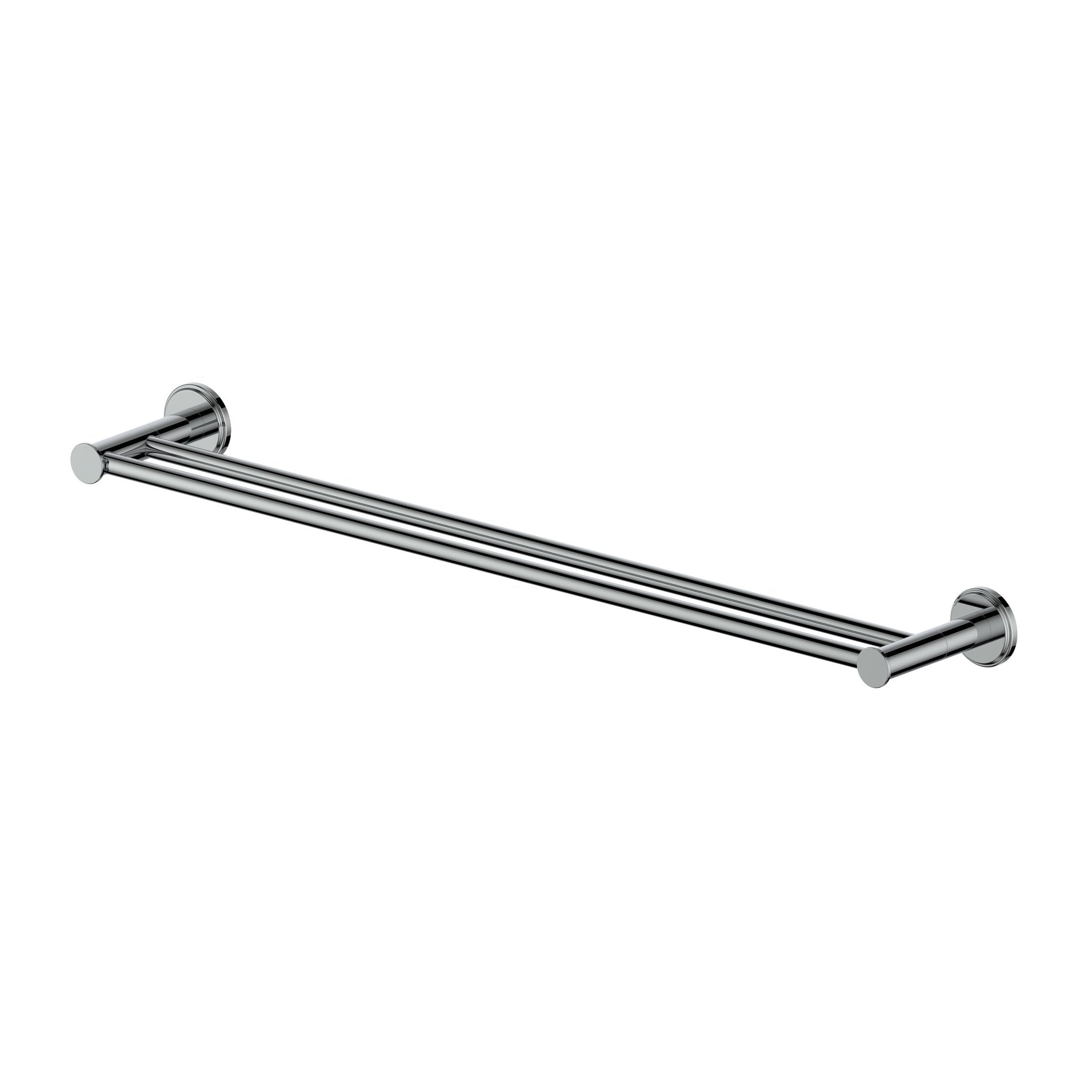 ZLINE El Dorado Double Towel Rail in Chrome - Heavy Duty Bathroom Towel Holder for Spa, Hotel & Home Decor (ELD TRD CH)