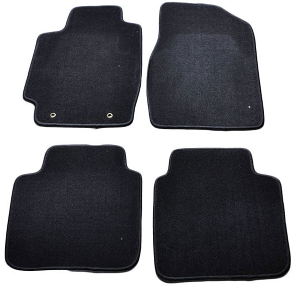 IKON MOTORSPORTS Custom Fit Floor Mats for 2002-2006 Toyota Camry 4-Door - Premium Nylon Car Floor Liners (Front & Rear Set) - All-Weather Protection & Perfect Fit for 2003 2004 2005 Models - Ideal for Daily Commute, Road Trips & Family Protection