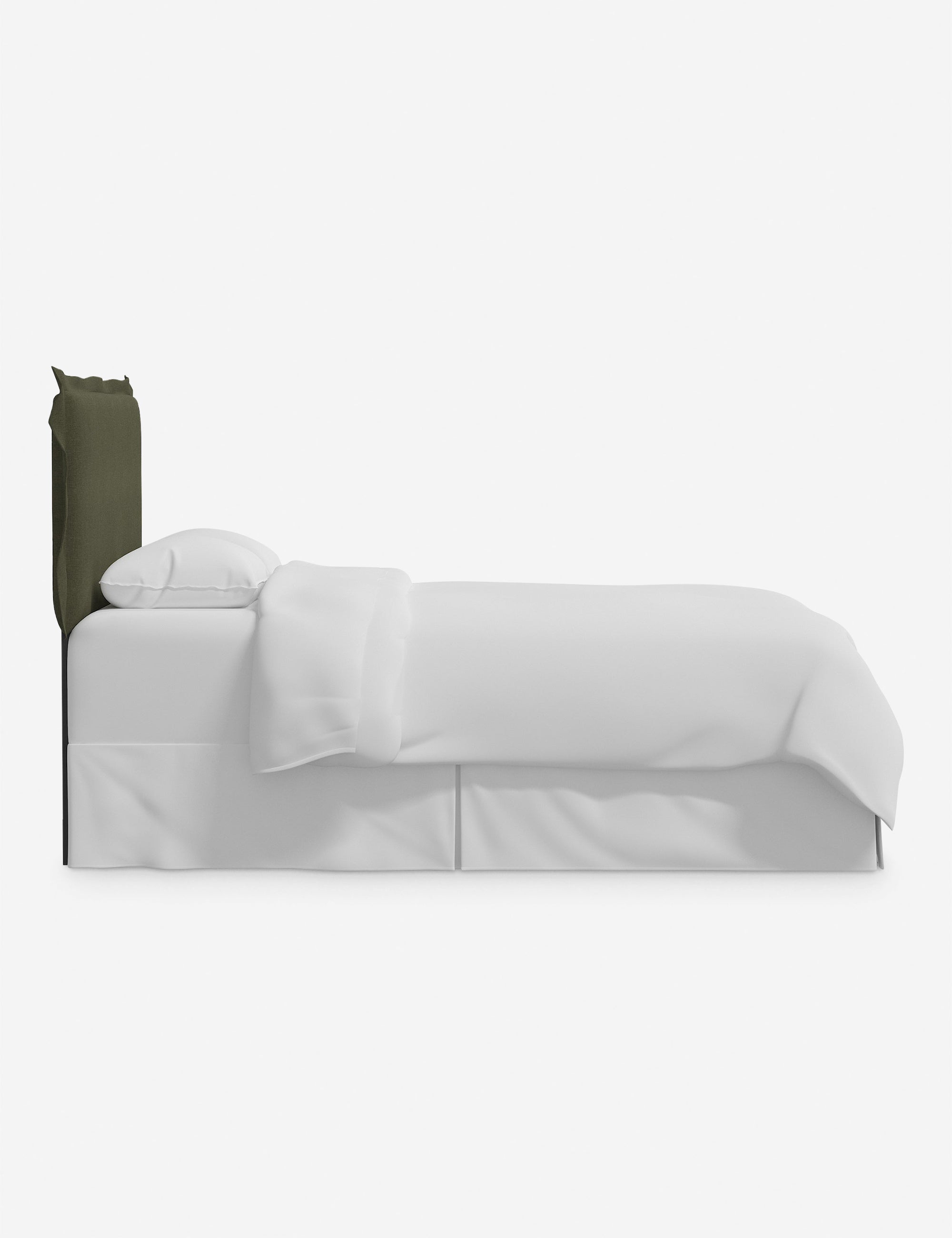 Elara Upholstered Headboard - Queen Size Bed Frame Headboard with Nailhead Trim, Modern Tufted Design for Bedroom Decor - Perfect for Master Bedroom, Guest Room, or Apartment