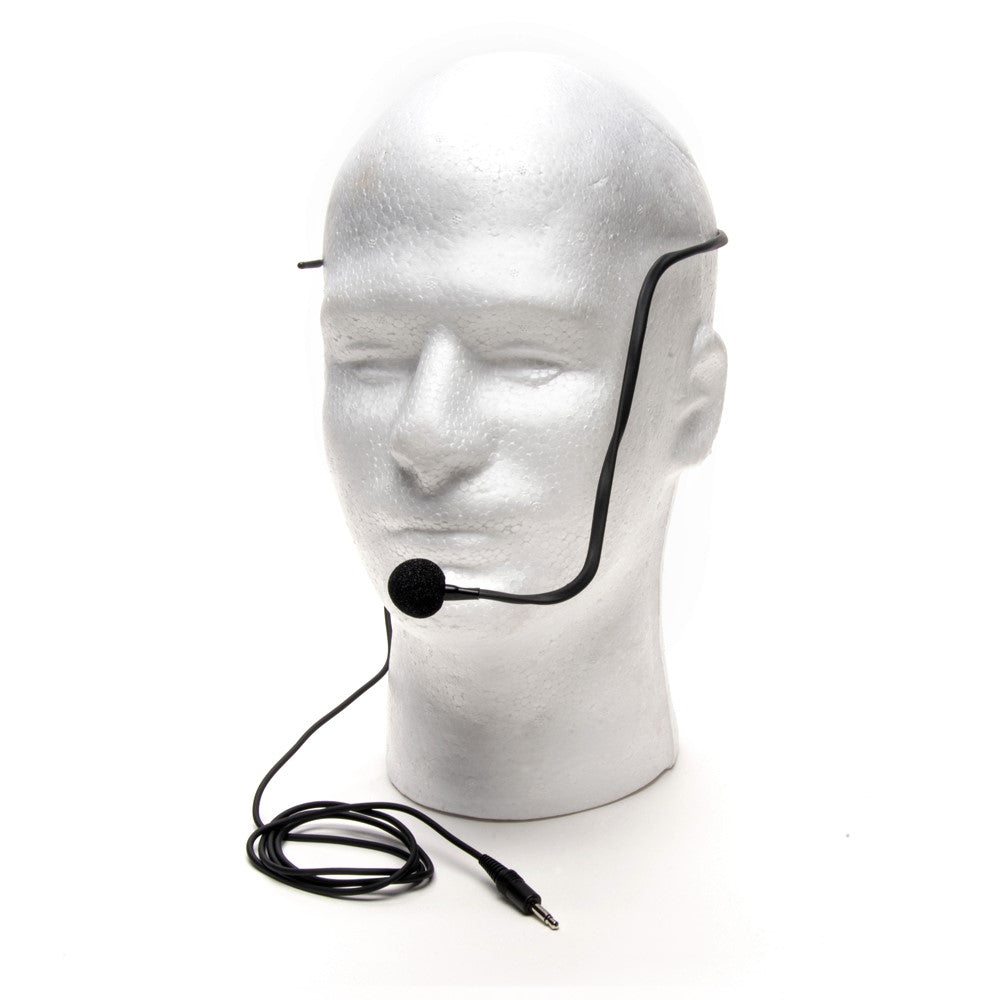 Azden HS-9 Omni-Directional Headset Microphone - Professional Hands-Free Mic for Streaming, Podcasting, Gaming & Live Performances