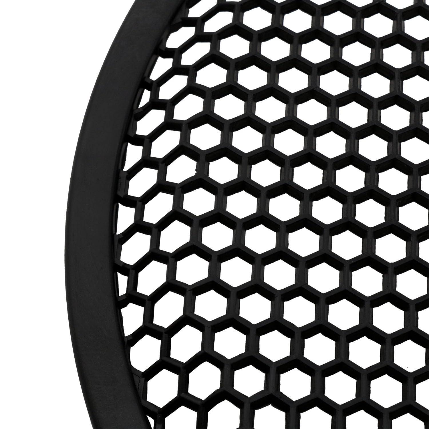 12 Inch Durable Plastic Mesh Waffle Speaker Cover - Subwoofer Grille Net Protector for Home Audio & Car Speakers - Black (1PC) - Perfect for DIY Audio Projects & Speaker Protection