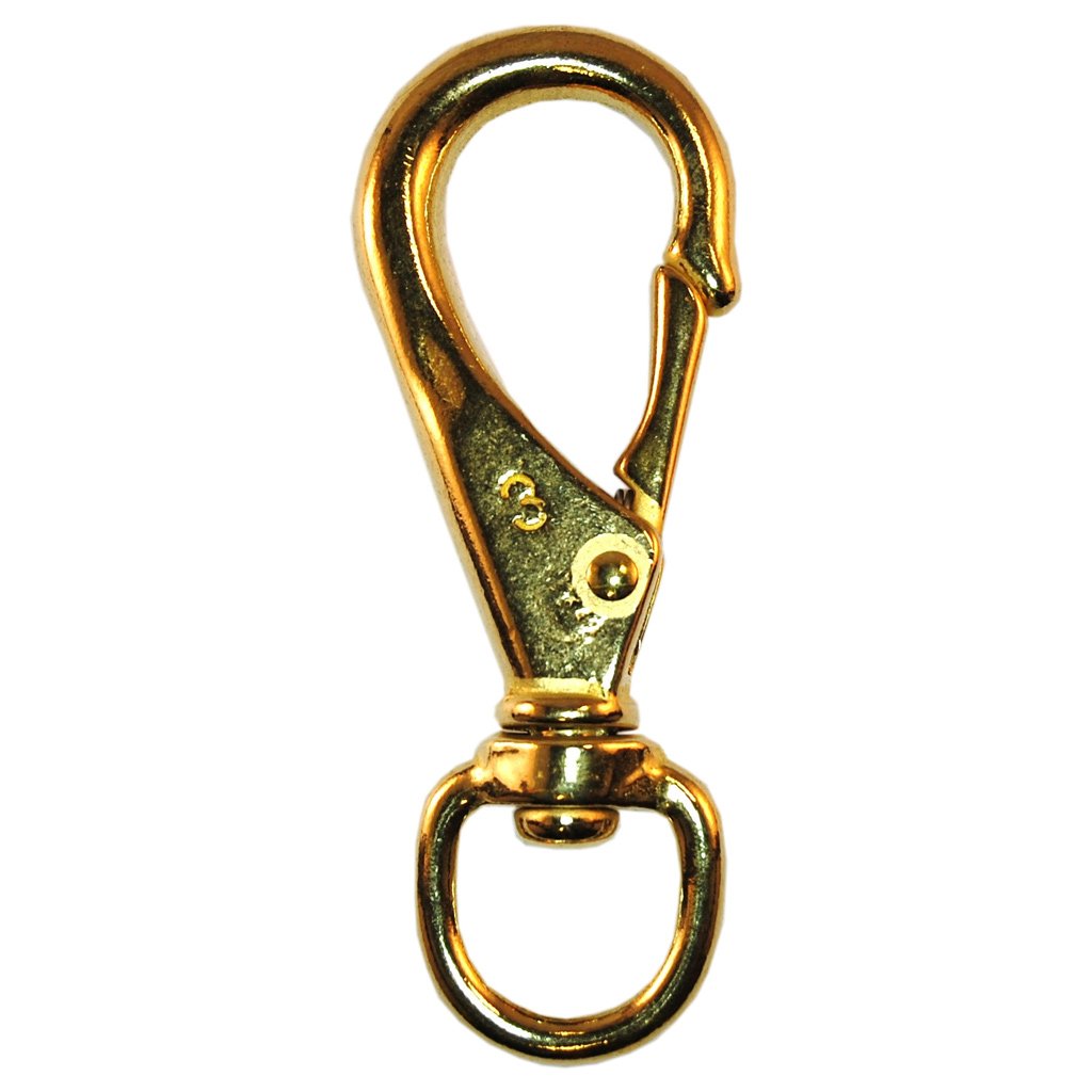 Beaver Snap Hook Swivel - Heavy Duty Stainless Steel Swivel Snap Hook for Fishing, Dog Leash, Keychain & Outdoor Gear - Perfect for Camping, Hiking and Marine Use