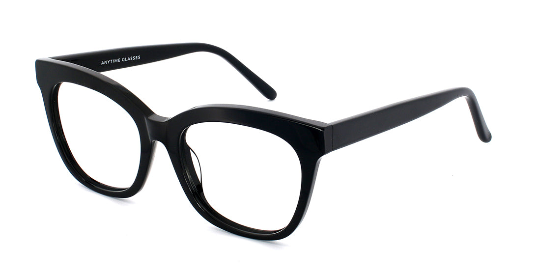 Trendy Translucent Cat Eye Glasses WD1304 - Fashionable Retro Frames for Women, Perfect for Daily Wear & Special Occasions