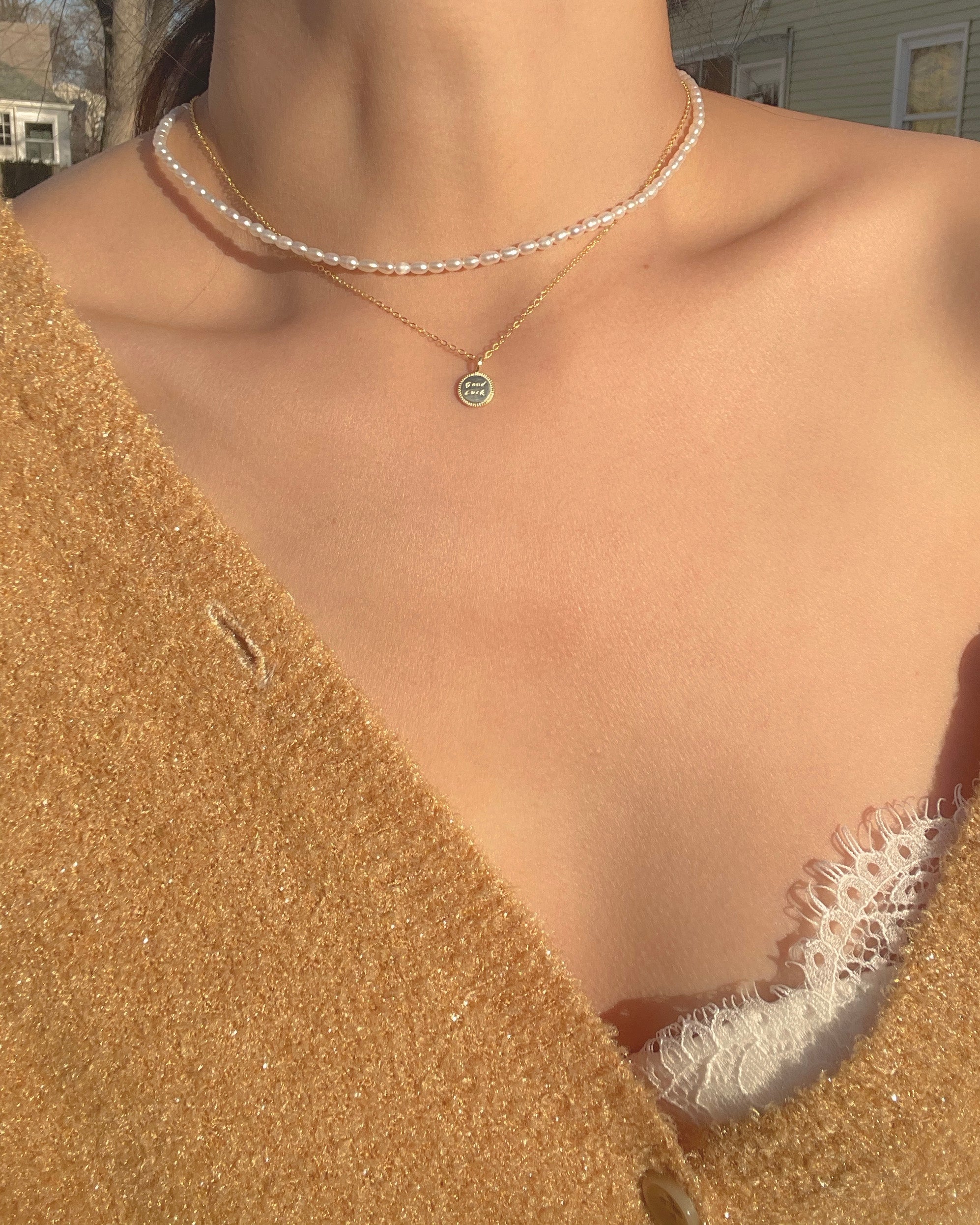 GOODLUCK 14K Gold Necklace for Women - Elegant Dainty Chain Jewelry Gift for Birthday, Anniversary & Special Occasions