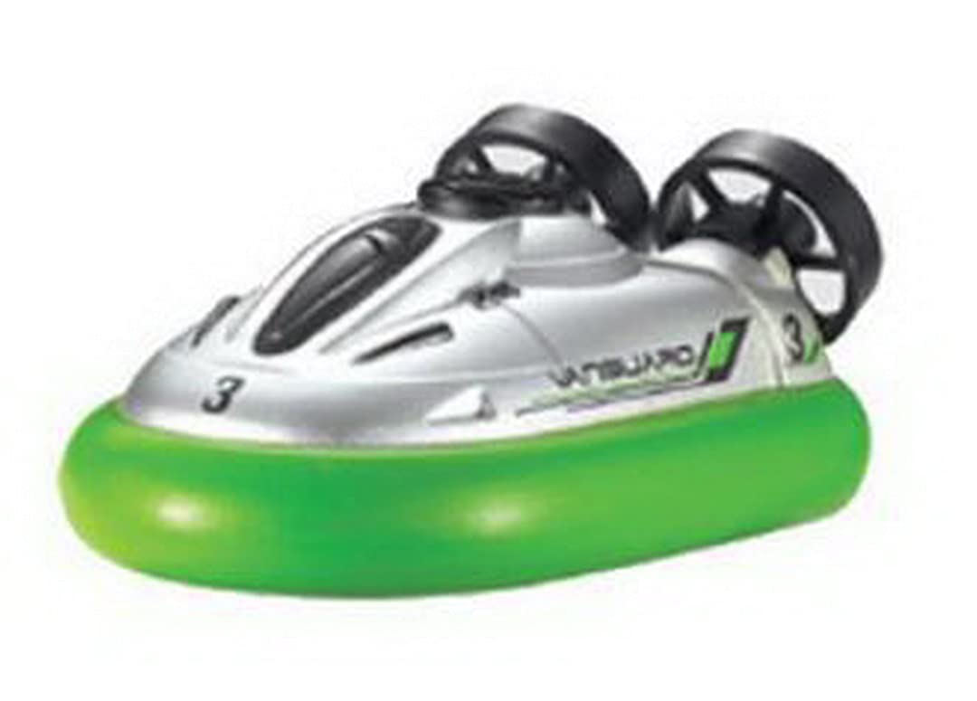 Mini RC Boat Hovercraft - Remote Control Water Toy for Kids, Parent-Child Interactive Outdoor Pool & Lake Play (Blue/Green) - Perfect for Summer Fun, Birthday Gifts & Pool Parties