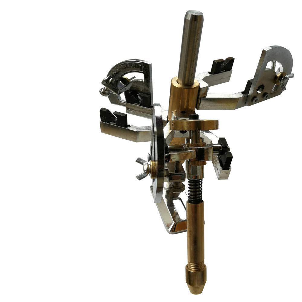 Gem Faceting Machine with 3 Fork Manipulator & Positioning Dial - 32 Jewel Angle Scale for Jade, Gemstone Polishing & Grinding - Perfect for Jewelry Making, Lapidary & DIY Crafting