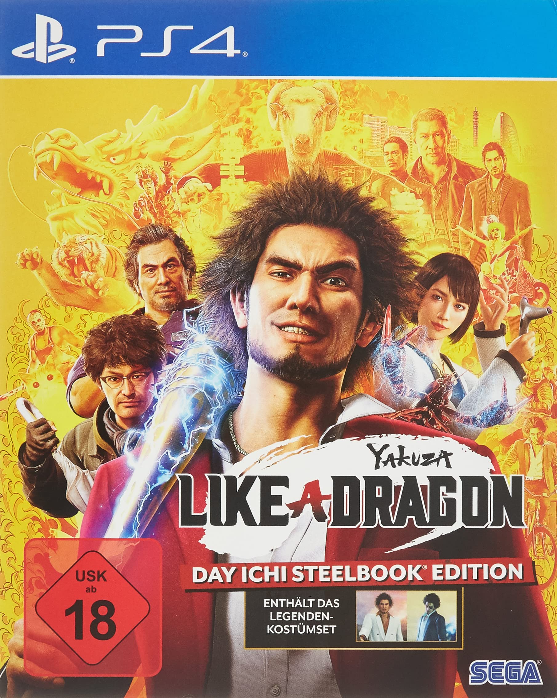 Yakuza 7: Like a Dragon - Day Ichi Edition for PlayStation 4 | JRPG Action Game with Turn-Based Combat | Perfect for Fans of Open-World Crime Dramas and Japanese Culture