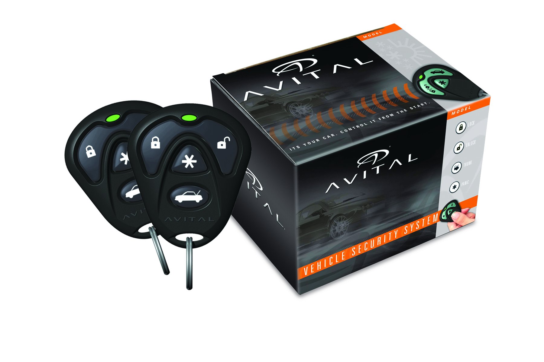 Directed Electronics Inc 2101L Avital 1-Way Remote Keyless Entry System for Cars & Trucks - Secure Vehicle Access & Lock Control