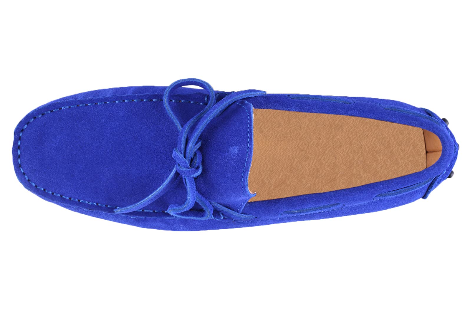 Santimon Men's Penny Loafers - Classic Suede Leather Moccasins Slip-On Shoes for Casual Wear, Driving & Prom | Comfortable & Stylish Men's Footwear for Office, Dating & Special Occasions