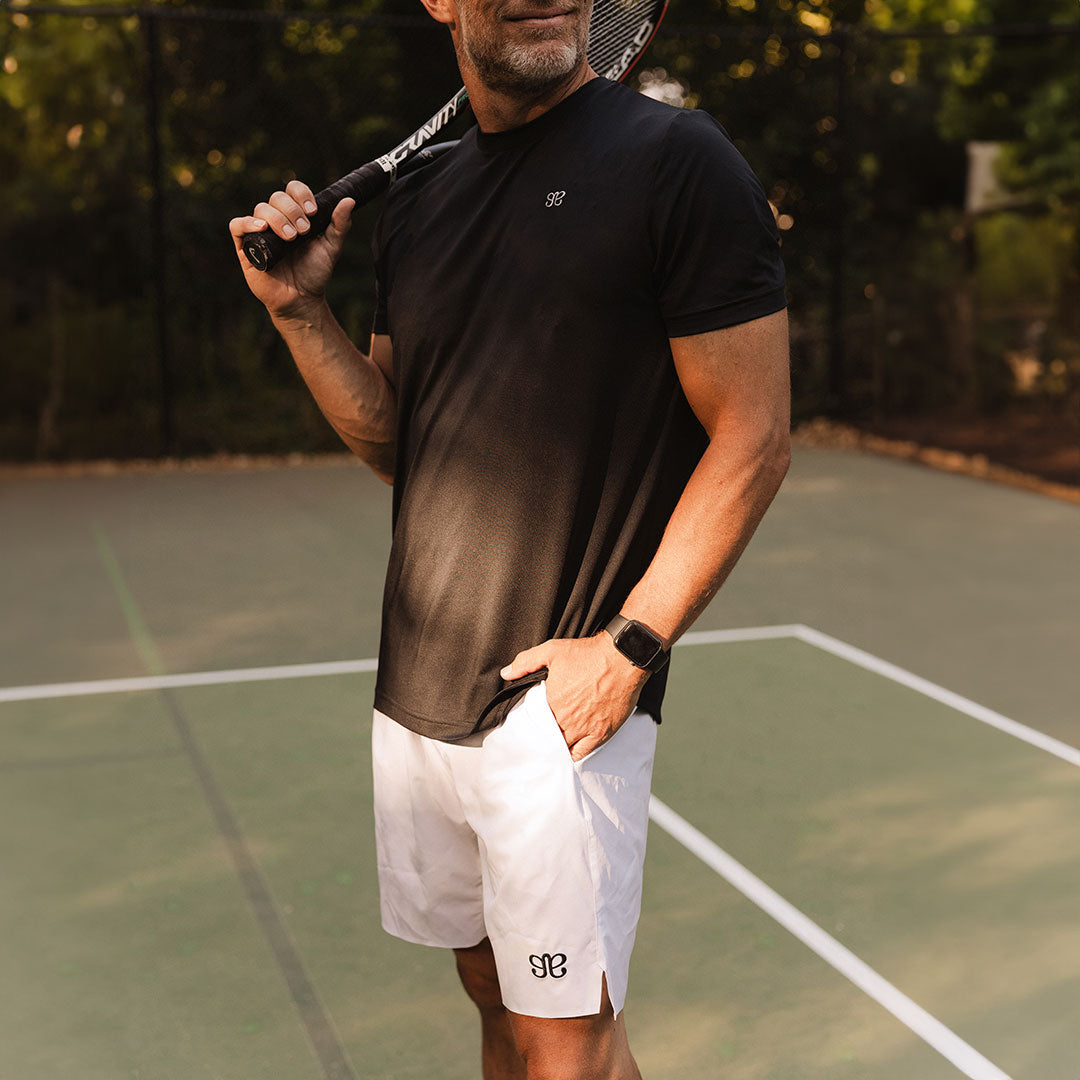 Grit Shorts for Men - Comfortable White Athletic Shorts for Running, Gym & Casual Wear | Breathable & Lightweight