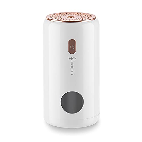 USB Car Essential Oil Diffuser - Portable Mini Travel Diffuser for Car, Office, & Travel with Intermittent/Continuous Mist, Water-Soluble Essential Oil Compatible, White - Perfect for Relaxation, Focus, and Aromatherapy on the Go