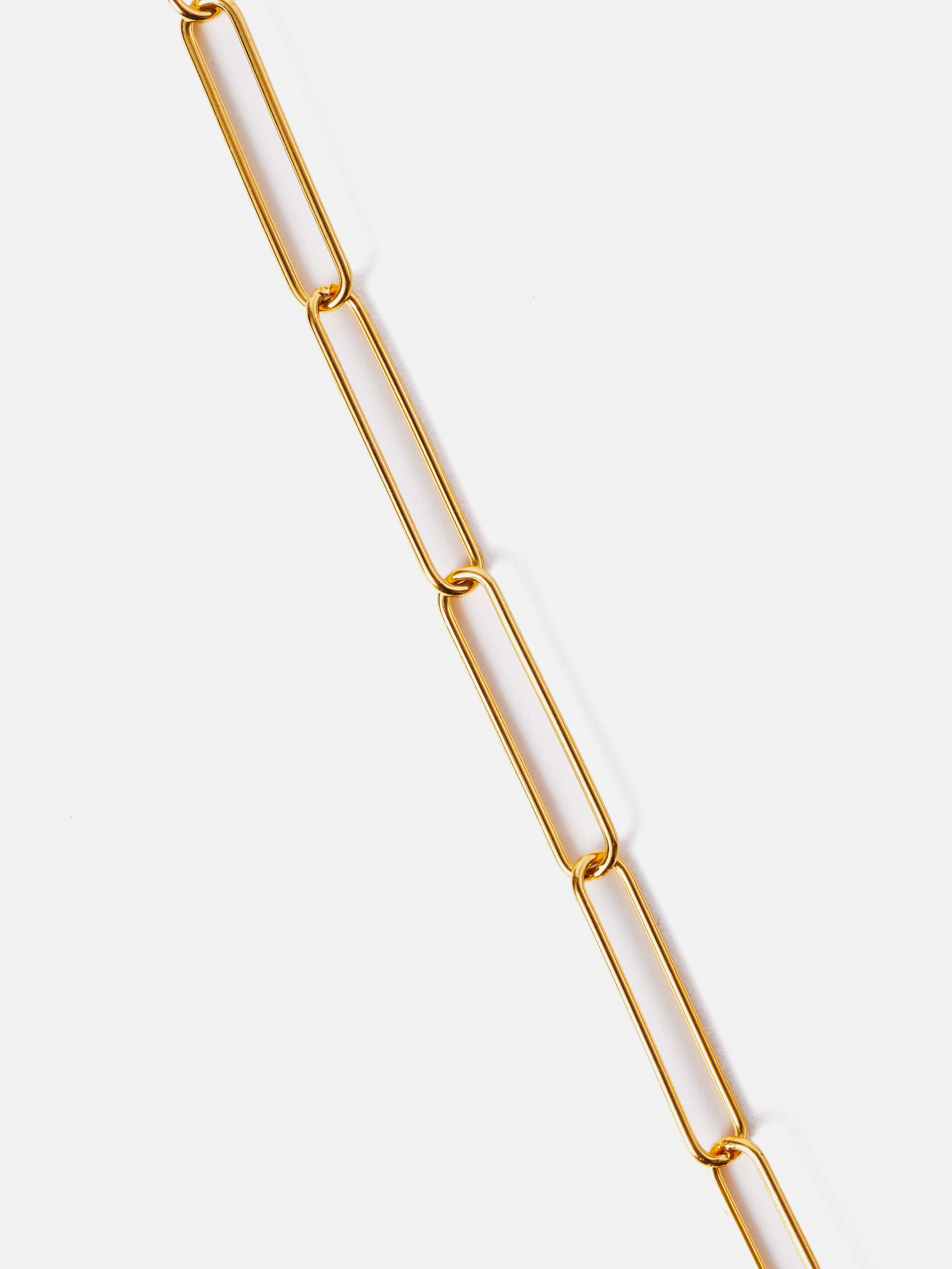 Elegant Gold Paper Clip Chain Necklace for Women - Trendy Layering Jewelry for Everyday Wear & Gifts