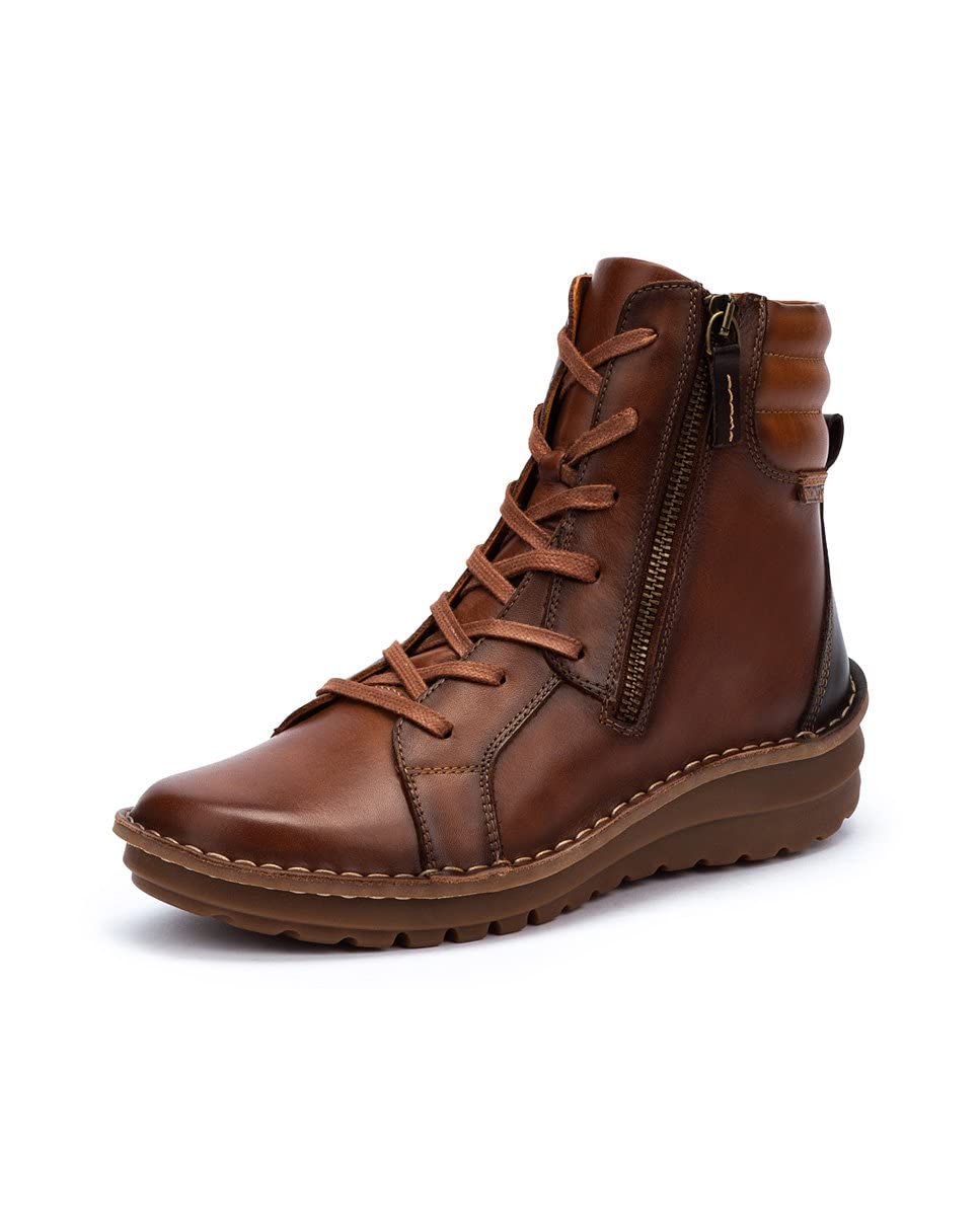 PIKOLINOS Women's Winter Ankle Boots - Waterproof Leather Snow Boots for Cold Weather, Comfortable Slip Resistant Shoes for Walking, Hiking & Outdoor Activities