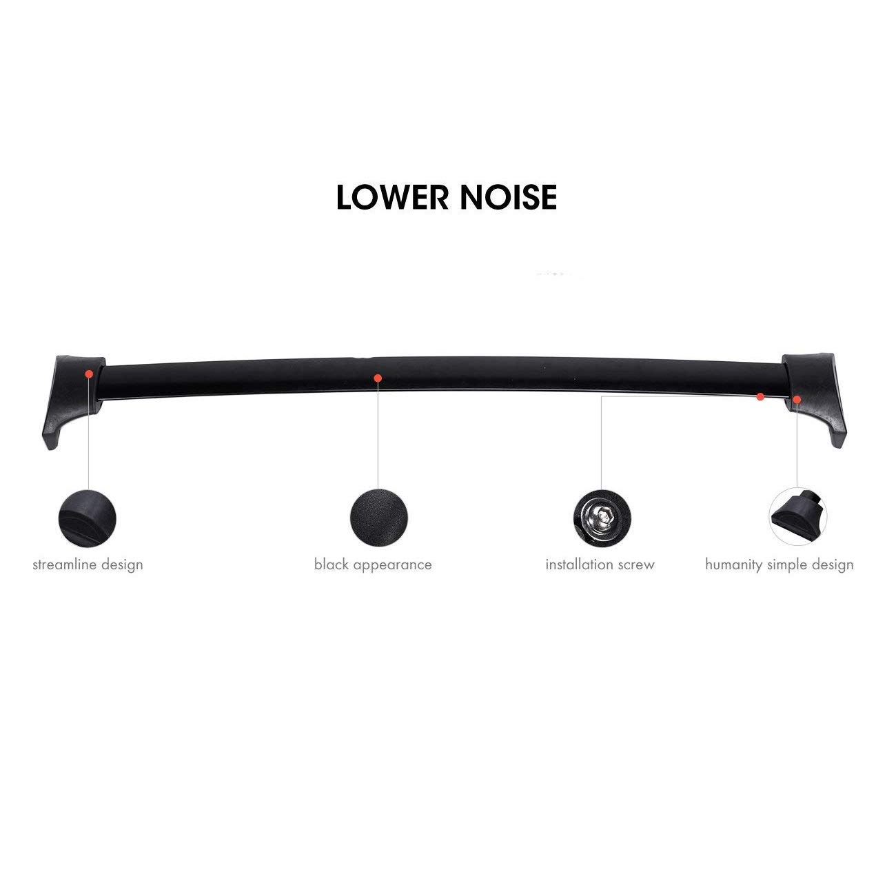 2016-2018 Honda Pilot Roof Rack Cross Bars - Heavy Duty Aluminum Roof Top Luggage Carrier for SUV - Perfect for Road Trips, Camping & Outdoor Adventures