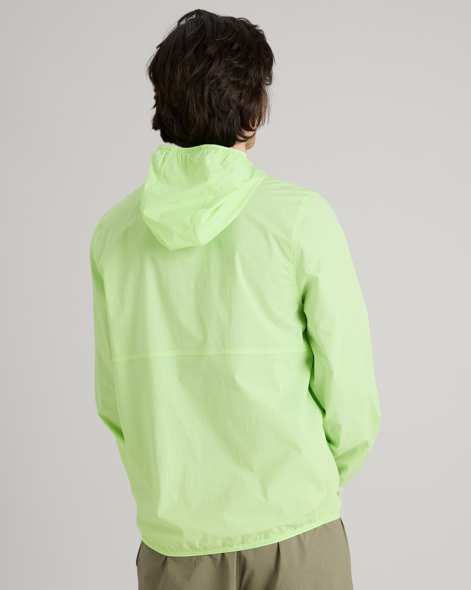 Men's Lightweight Stretch Windbreaker Jacket - Waterproof & Breathable for Outdoor Running, Hiking & Travel
