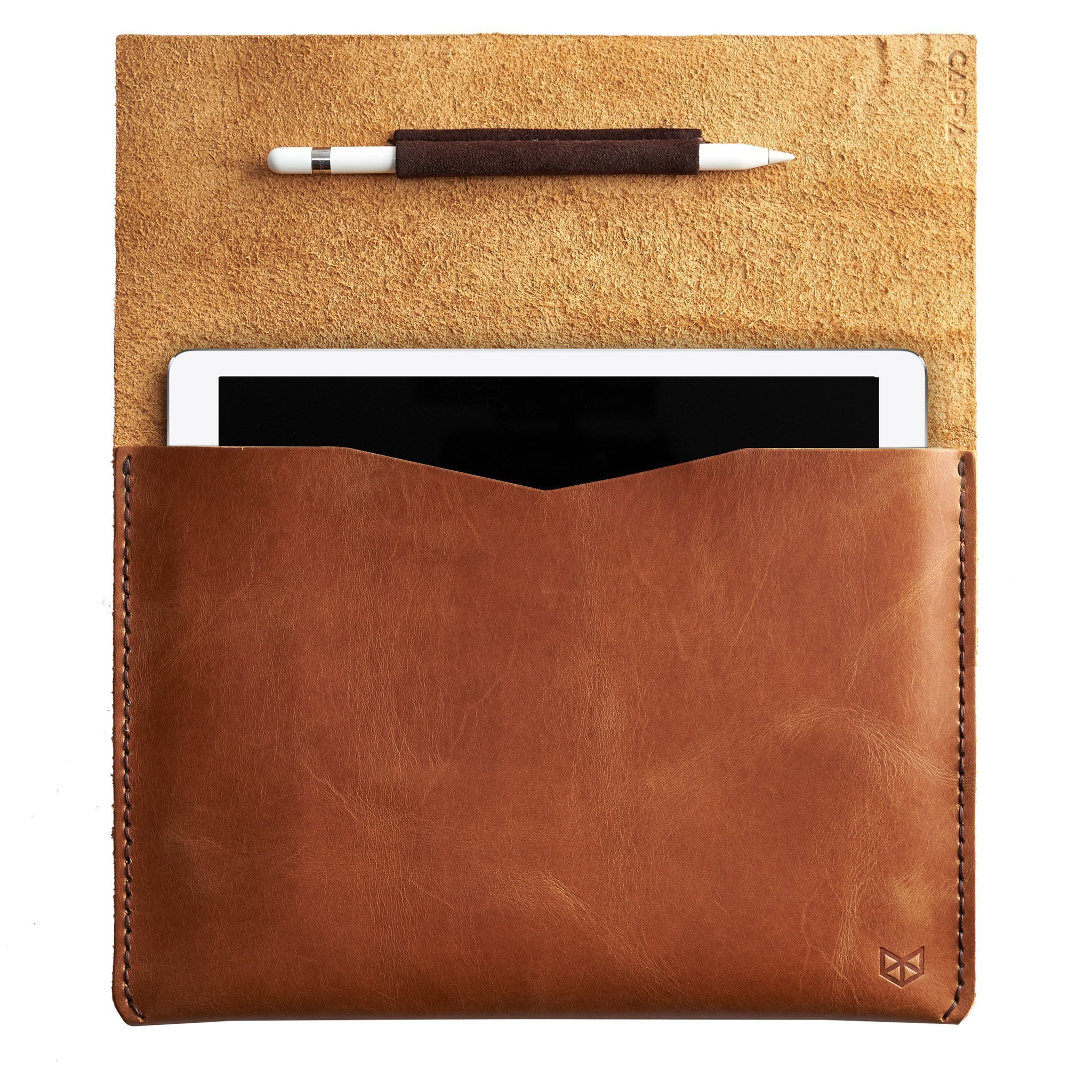 Premium Handmade Light Brown iPad Pro 12.9