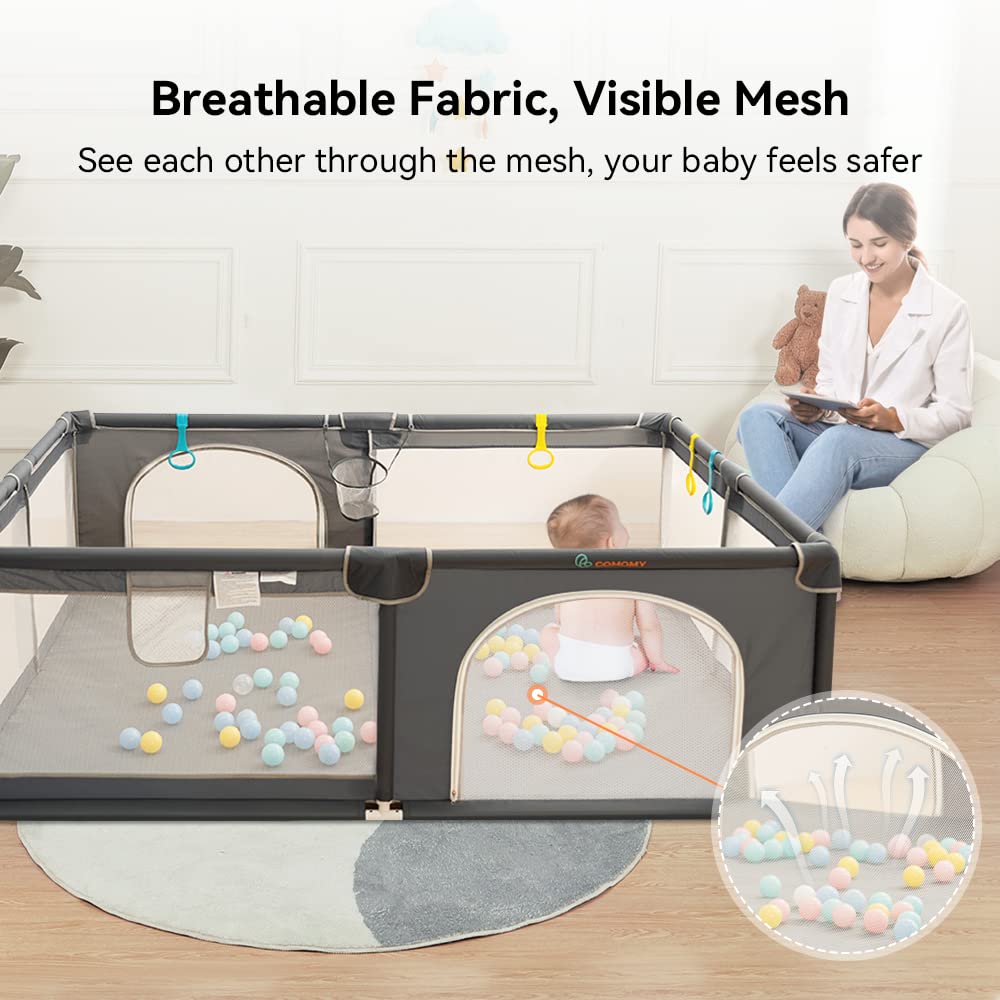 COMOMY Extra Large Baby Playpen - 79