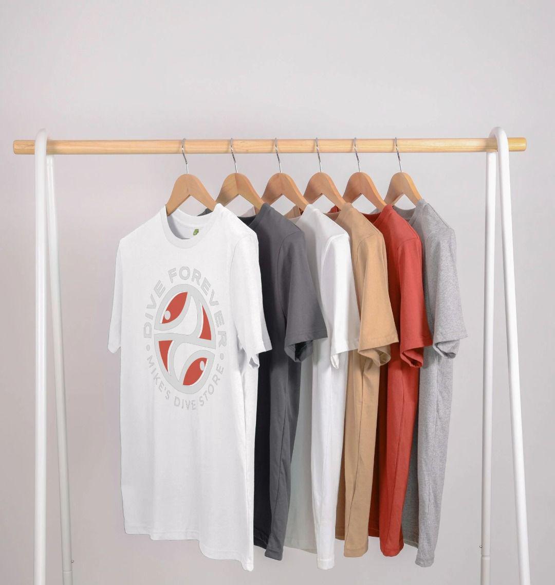 Forever Dive T-Shirt - Red Logo with White Outline - Perfect for Swimming, Beach & Casual Wear