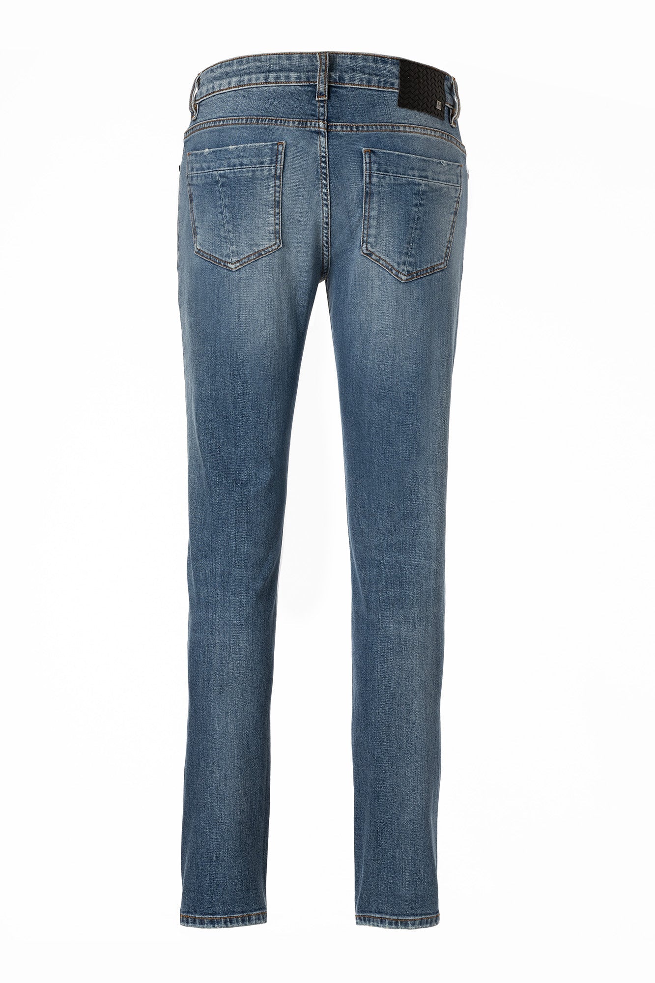 HILTL Tecade Slim Fit Jeans for Men - Light Blue Denim Stretch Skinny Jeans - Perfect for Casual Wear, Office & Night Out