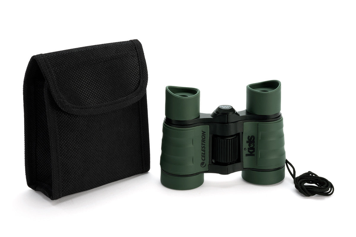 Celestron 4x30mm Roof Binoculars for Kids - Compact & Lightweight Outdoor Binoculars for Bird Watching, Hiking, Camping & Nature Exploration