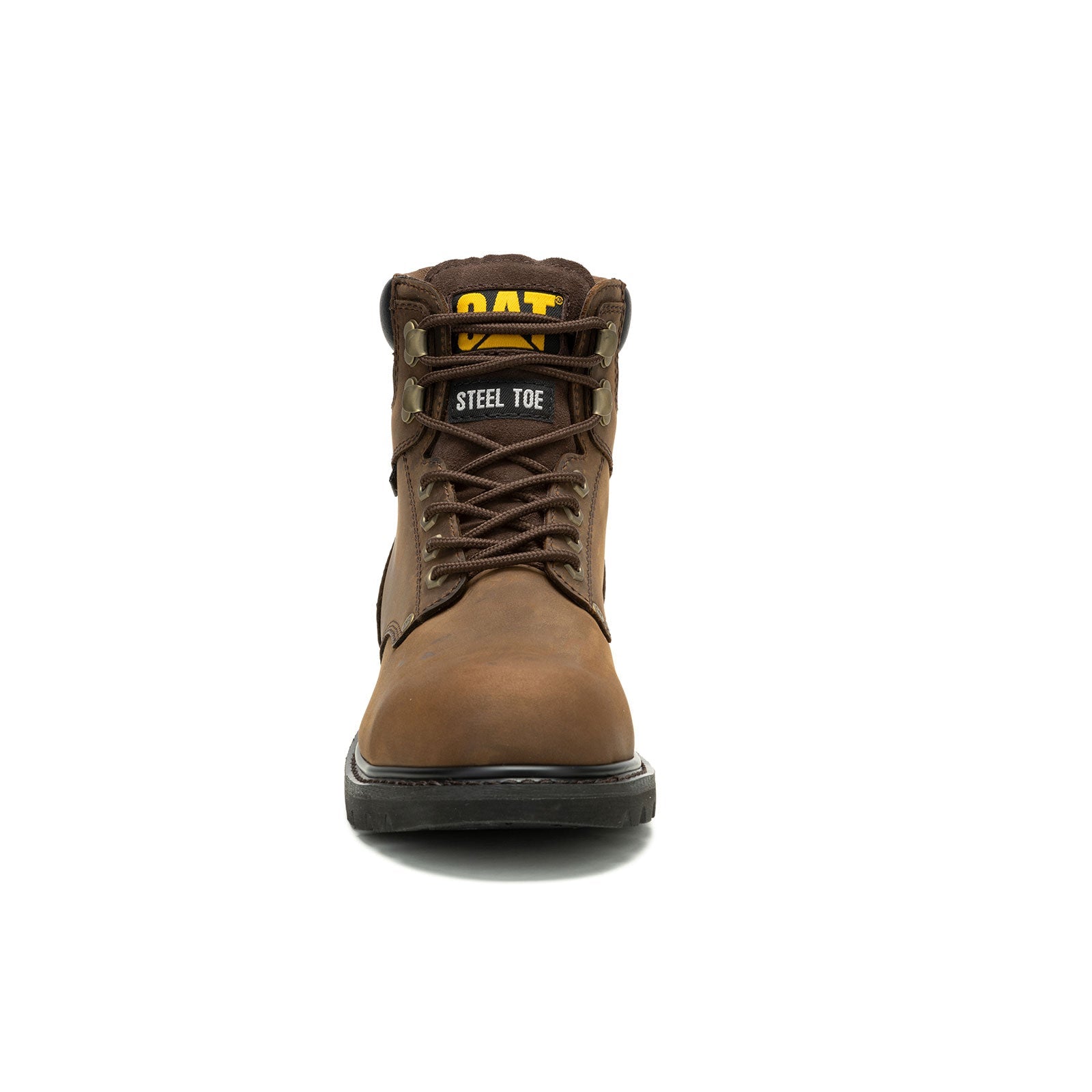 Men's Dark Brown Steel Toe Waterproof Work Boots - OSHA Compliant for Construction & Outdoor Jobs - Durable Safety Shoes for Warehouse, Factory & Heavy Duty Work